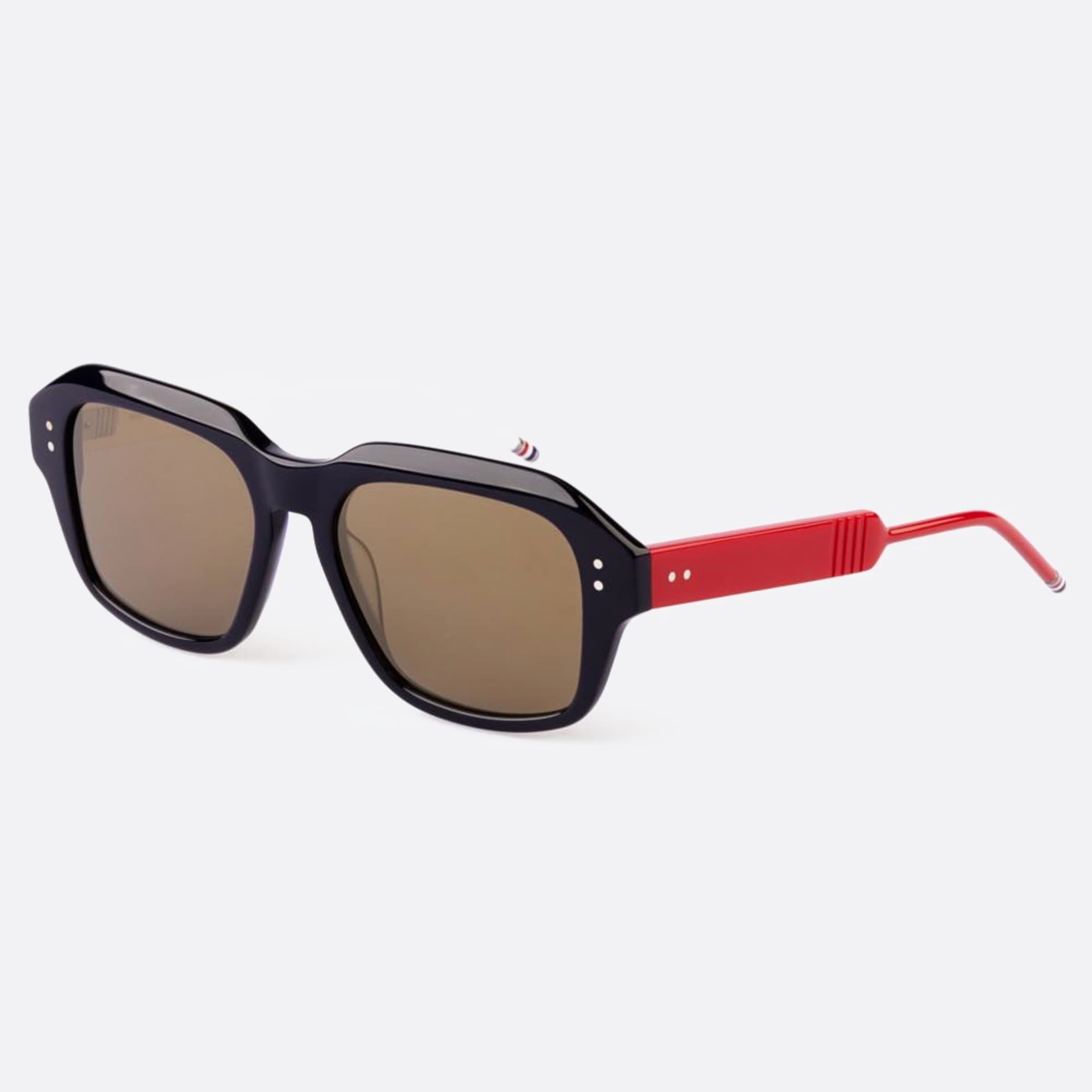 Thom 56mm Browne Ues928a G0002 928a Blue Geometric Men Sunglasses - Side View