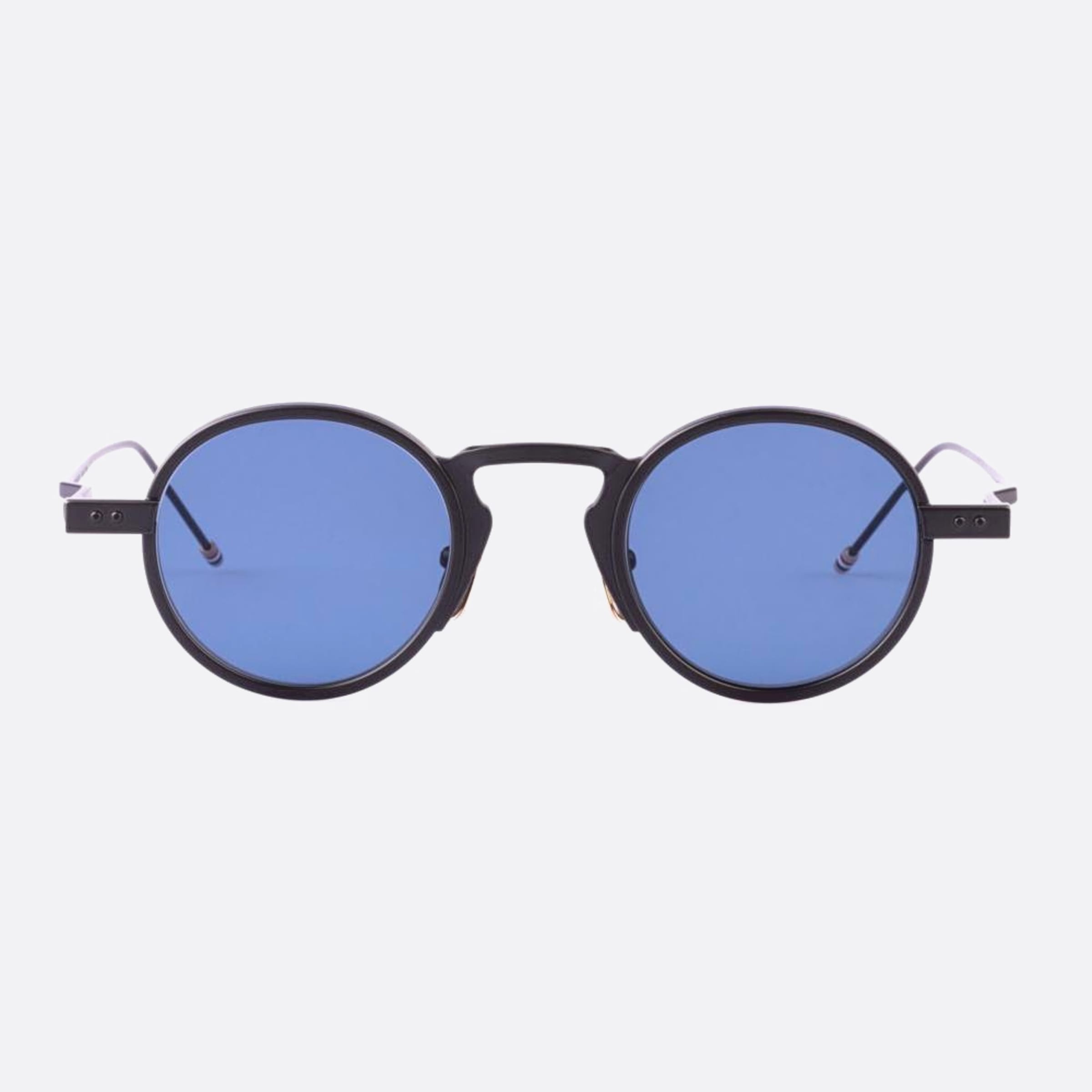 Thom 43mm Browne Ues931a G0001 931a Black Round Men Sunglasses - Main View