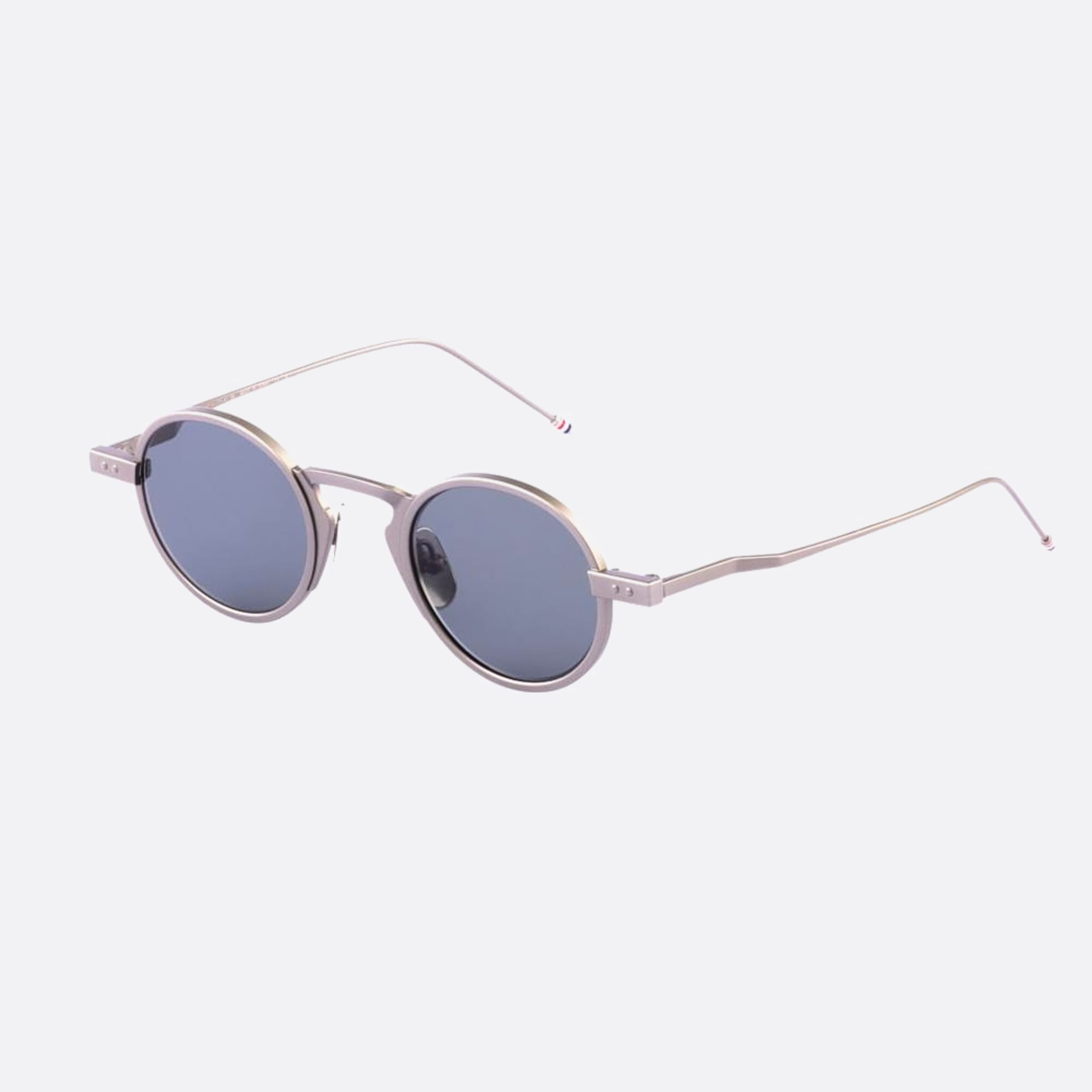 Thom 43mm Browne Ues931a G0001 931a Grey Round Men Sunglasses - Side View