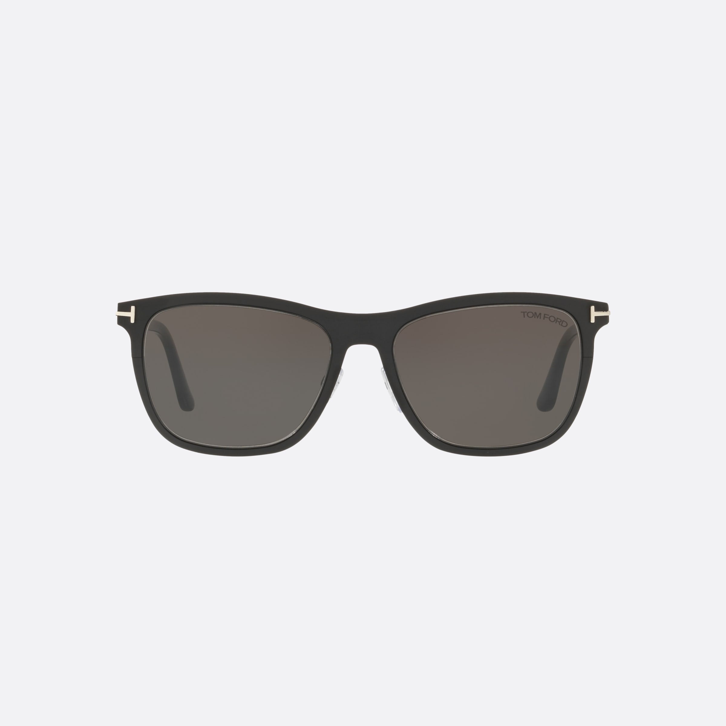 Tom 55mm Ford Alasdhair 02a Black Square Men Sunglasses - Side View