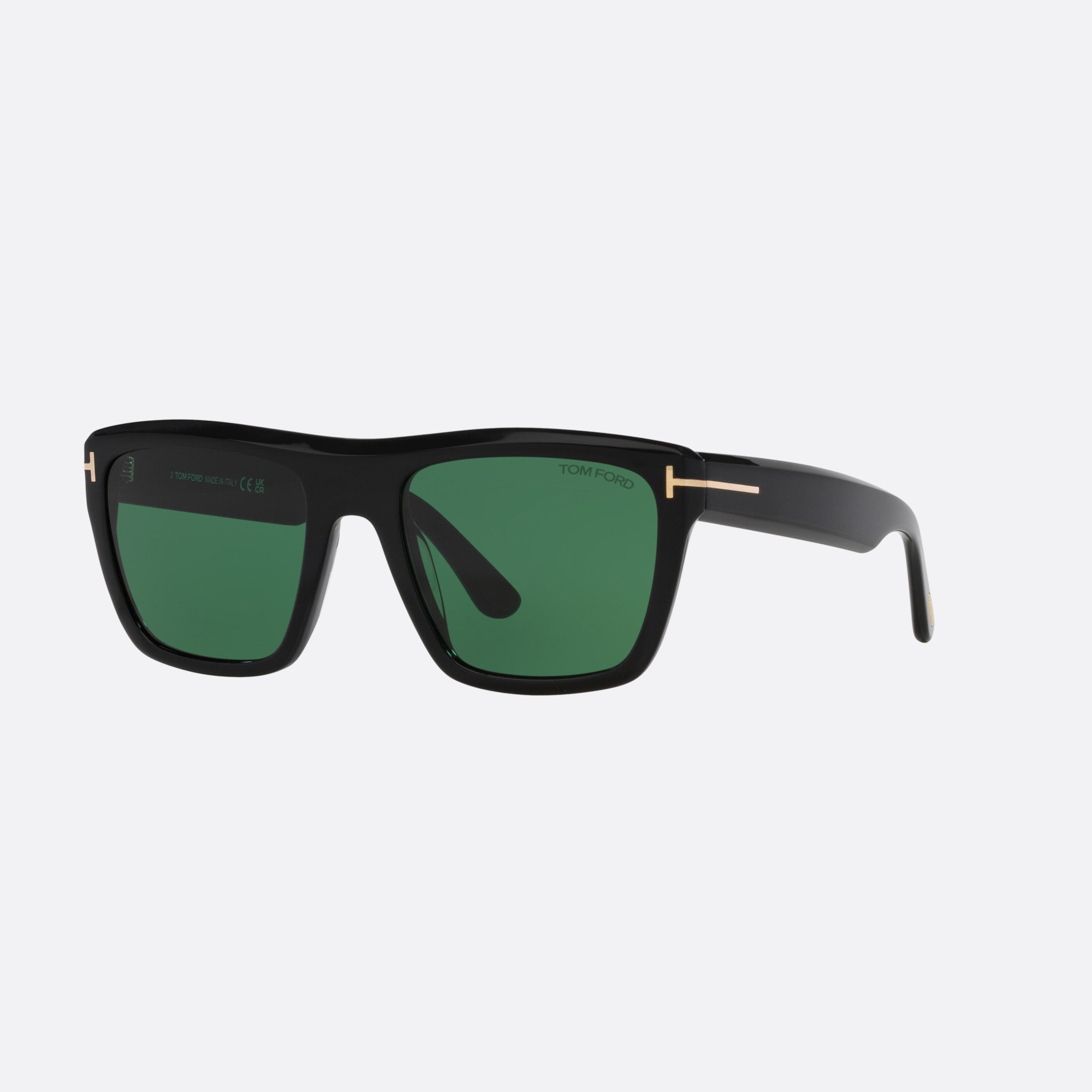 Tom 55mm Ford Alberto 01n Black Square Men Sunglasses - Main View