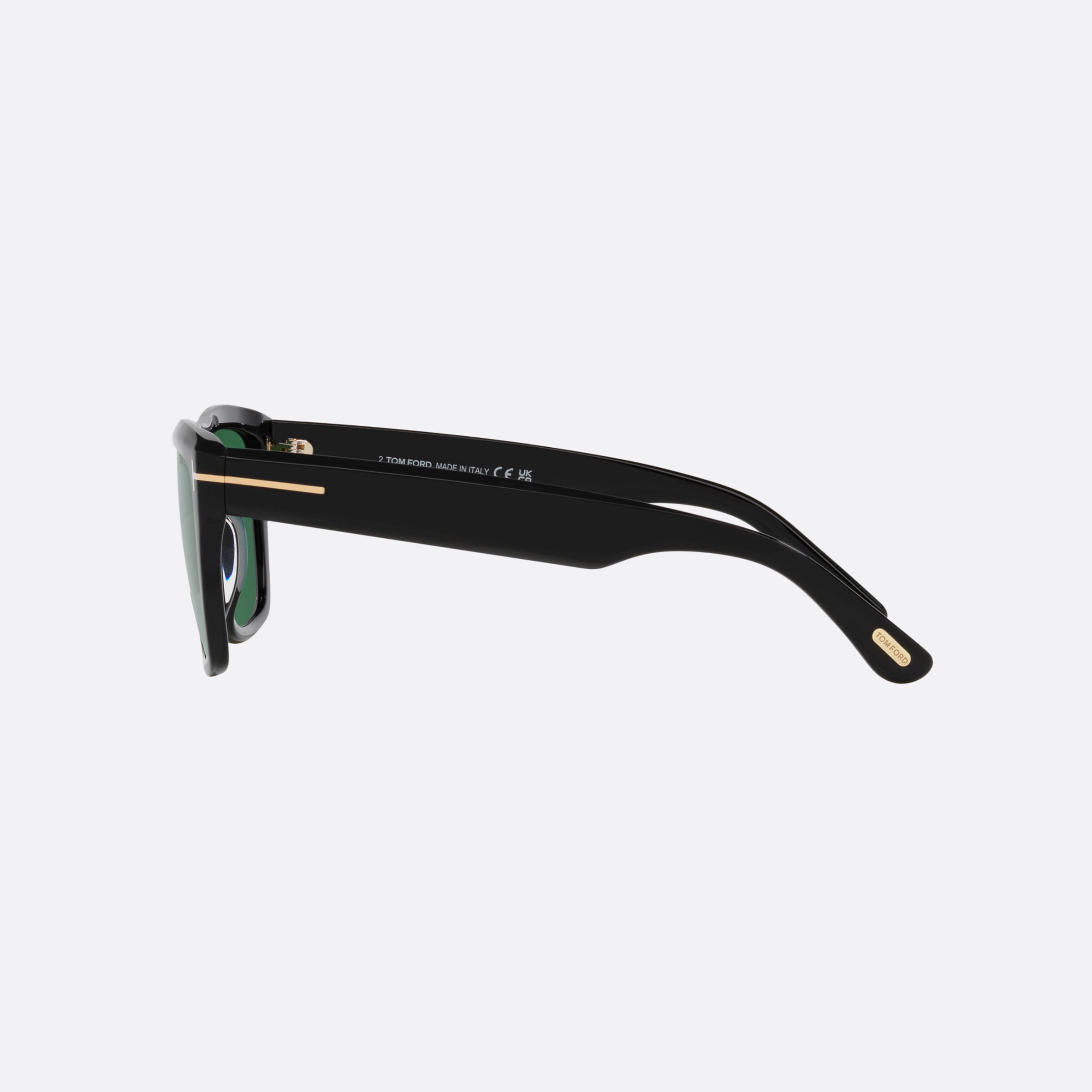 Tom 55mm Ford Alberto 01n Black Square Men Sunglasses - Detail View