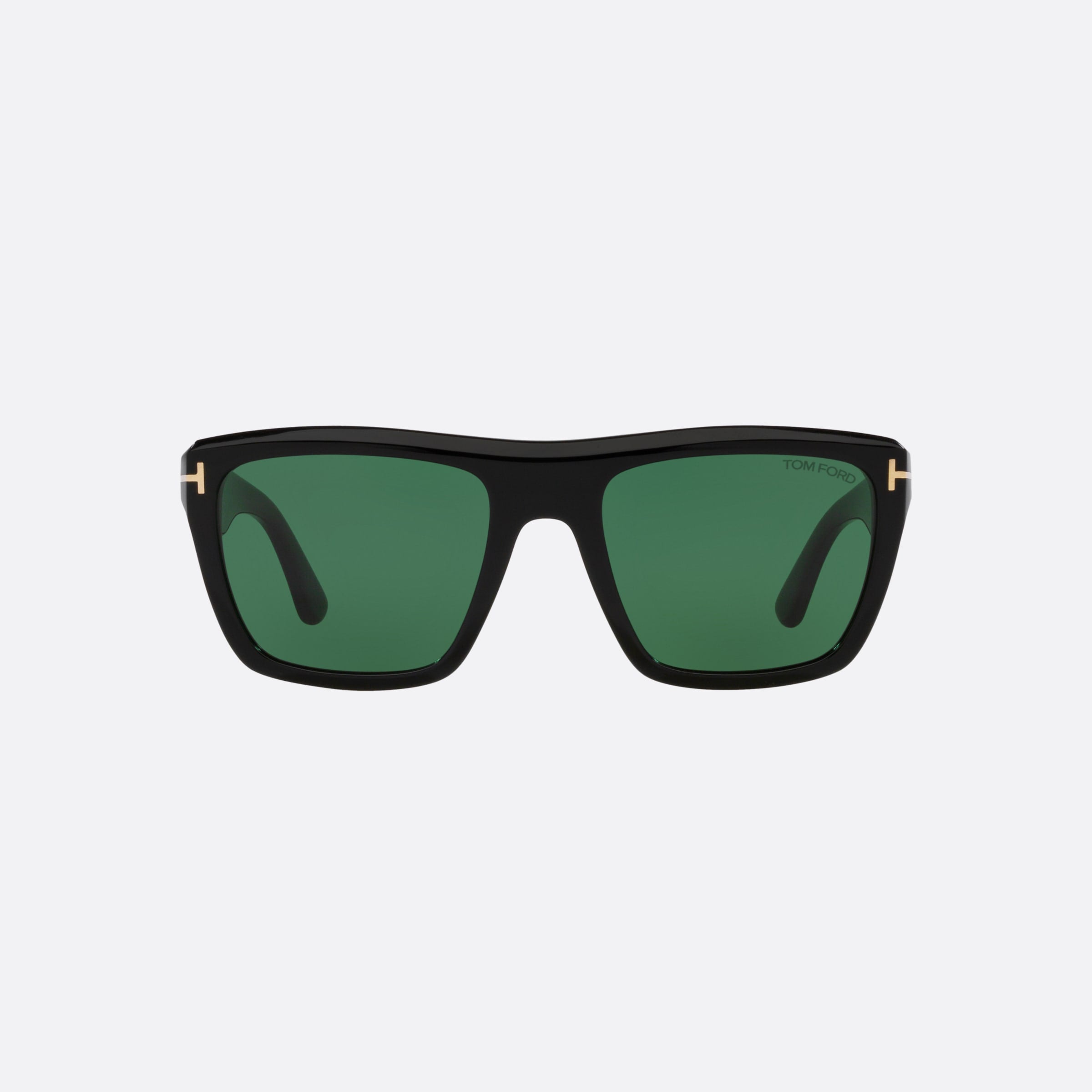 Tom 55mm Ford Alberto 01n Black Square Men Sunglasses - Lifestyle Shot