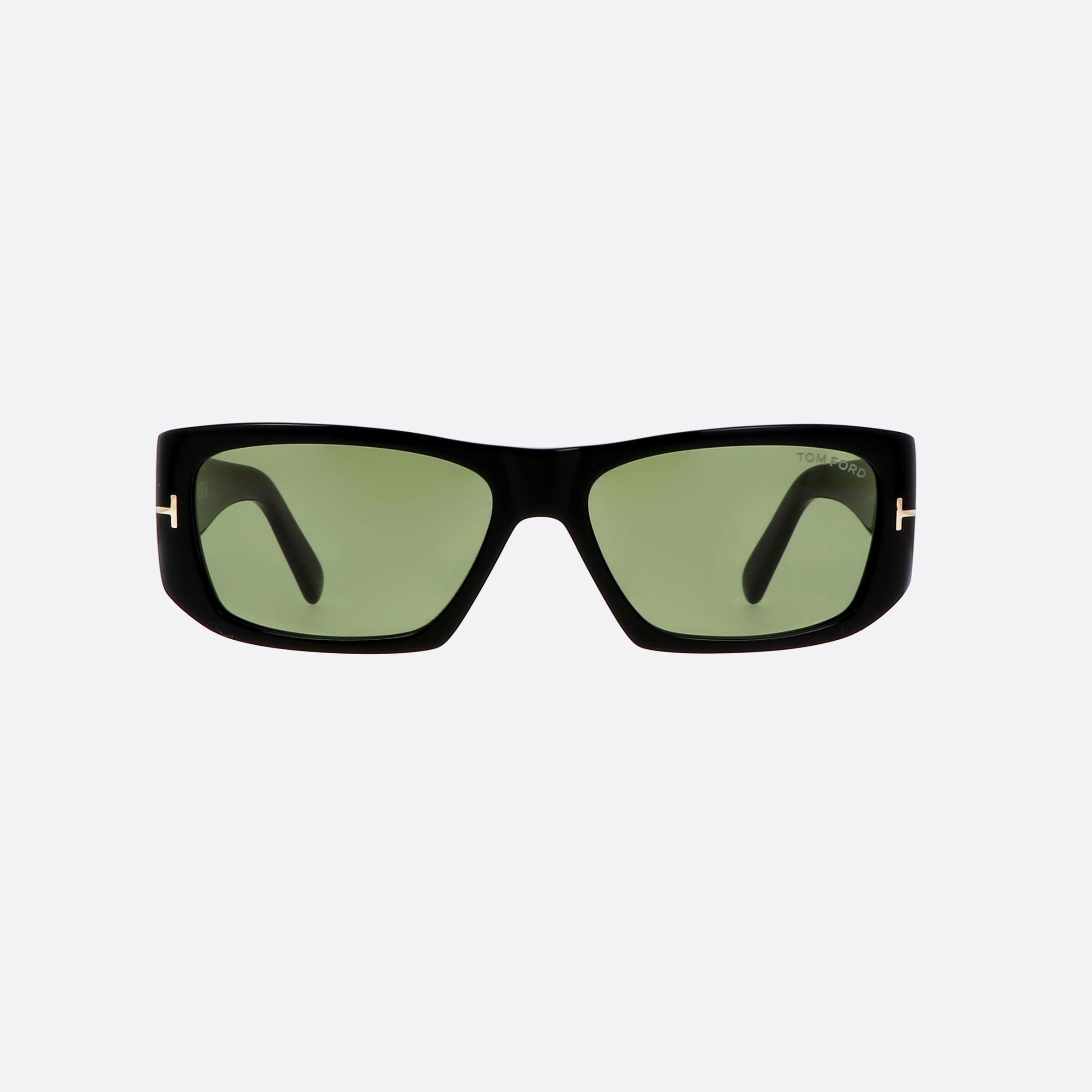 Tom 56mm Ford Andres Ft0986 01n Black Rectangle Unisex Sunglasses - Side View