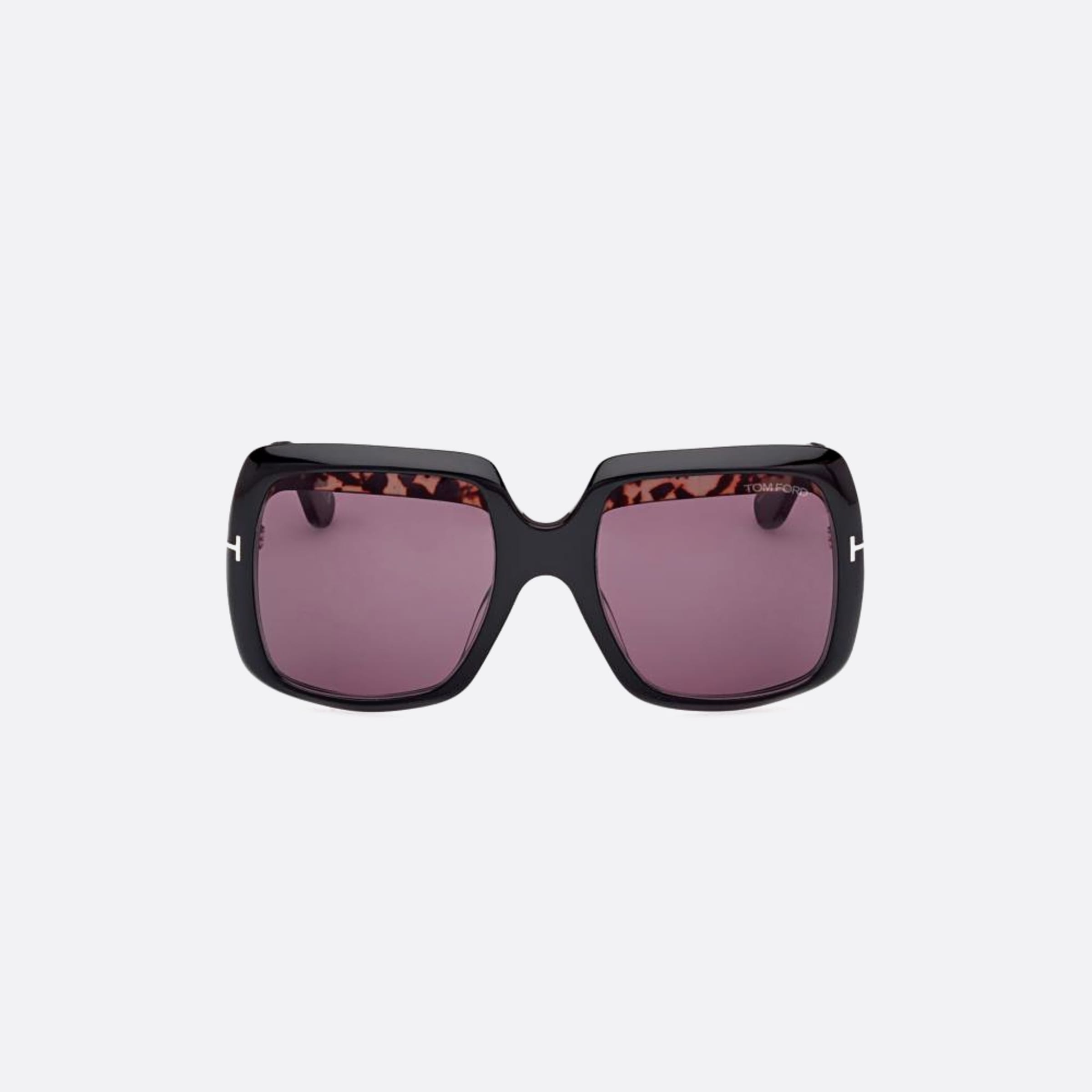 Tom 55mm Ford Aurora Ft1194 01a Black Geometric Women Sunglasses - Main View