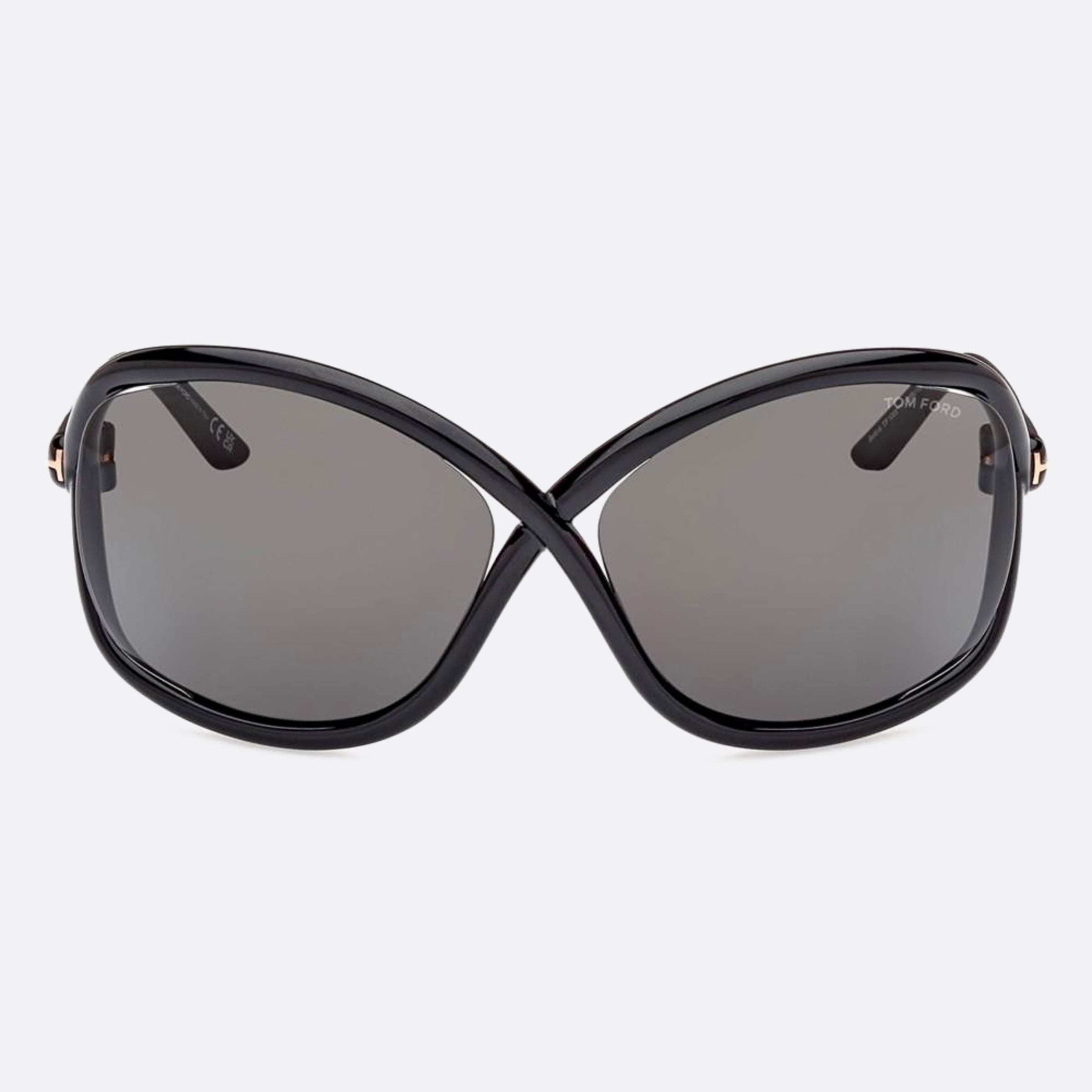 Tom 68mm Ford Bettina 01a Black Butterfly Women Sunglasses - Main View
