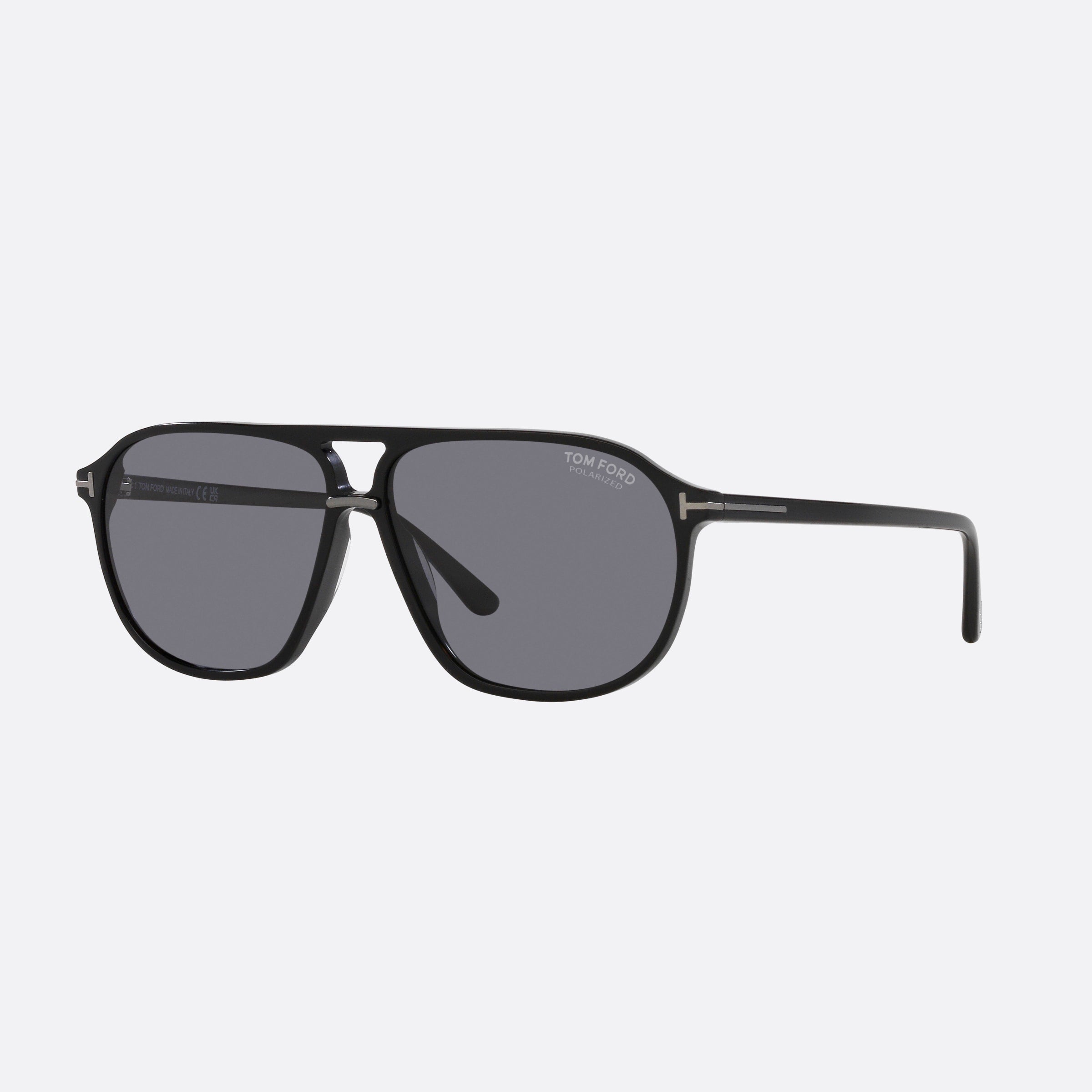 Tom 61mm Ford Bruce Black Square Polarized Men Sunglasses - Main View