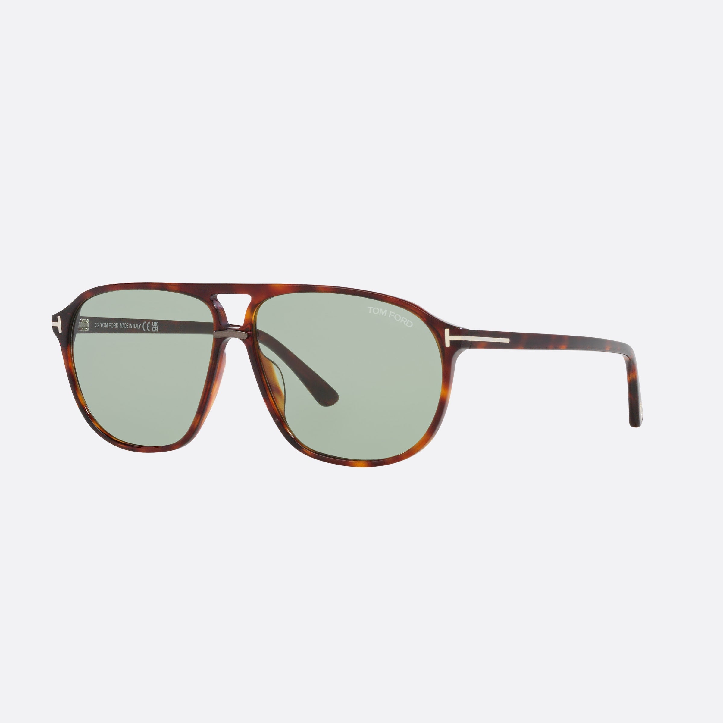Tom 61mm Ford Bruce Tortoise Square Men Sunglasses - Main View