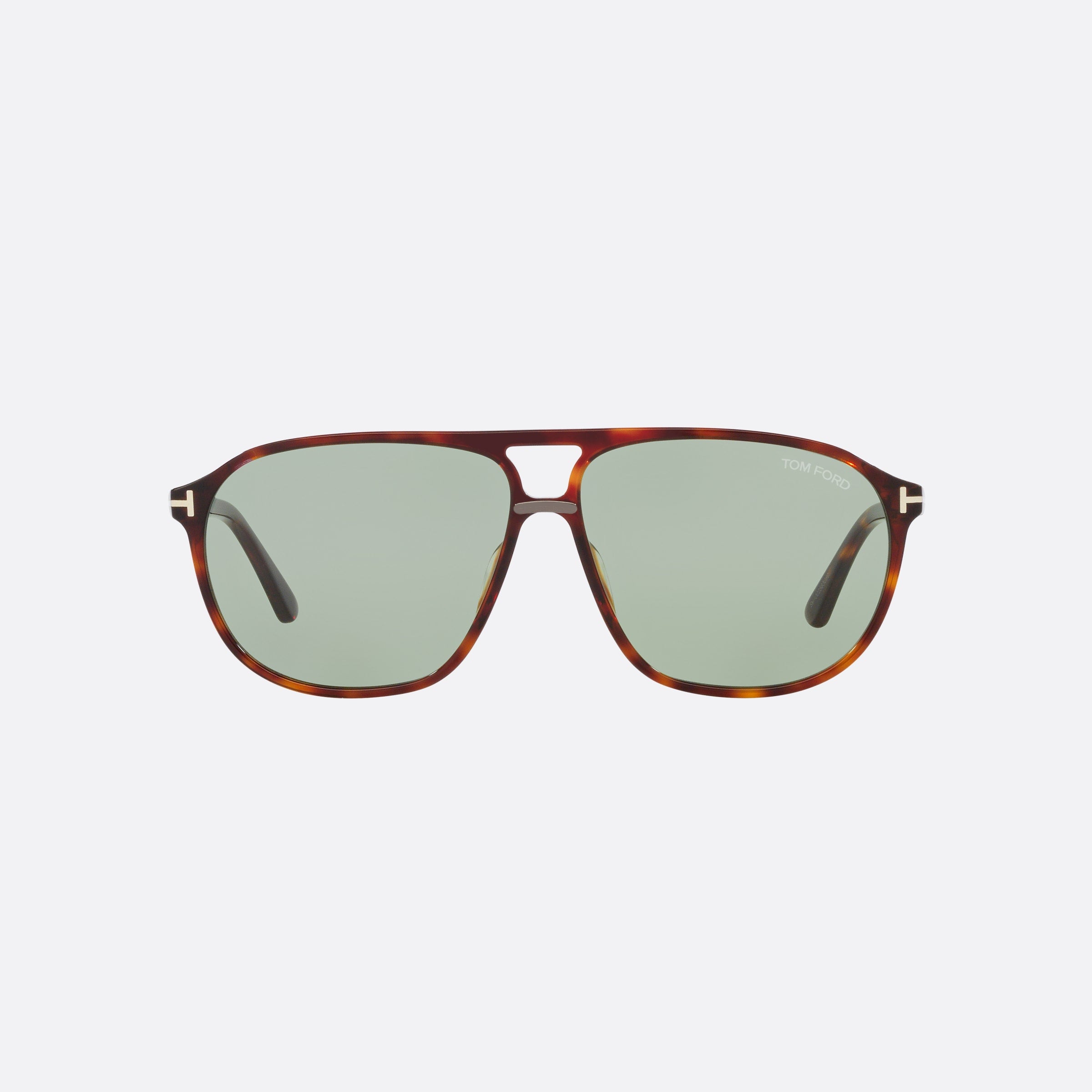 Tom 61mm Ford Bruce Tortoise Square Men Sunglasses - Side View