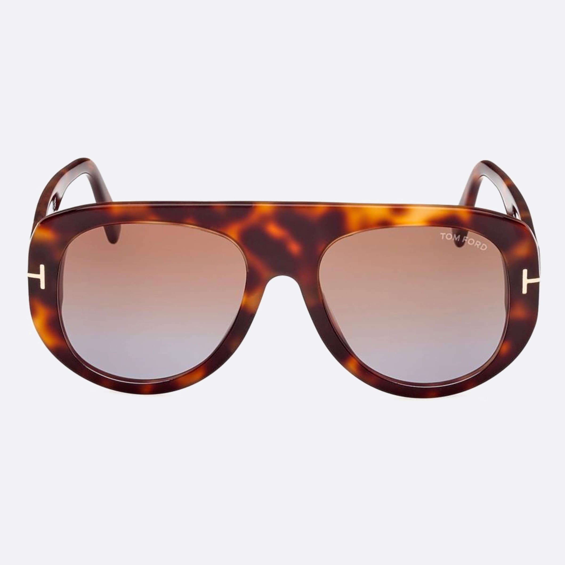 Tom 55mm Ford Cecil 53e Havana Pilot Men Sunglasses - Main View
