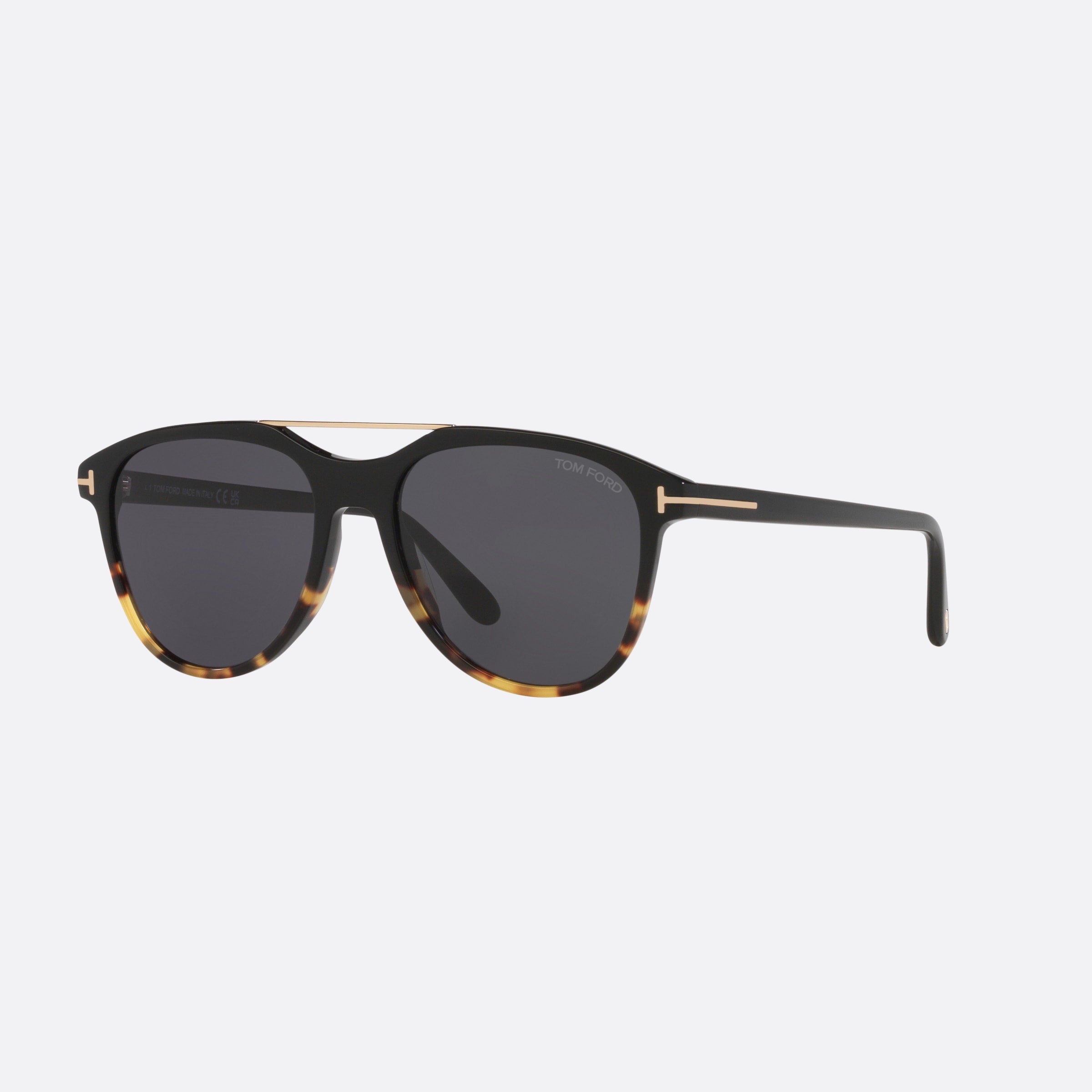 Tom 54mm Ford Damian Black Pilot Men Sunglasses - Main View