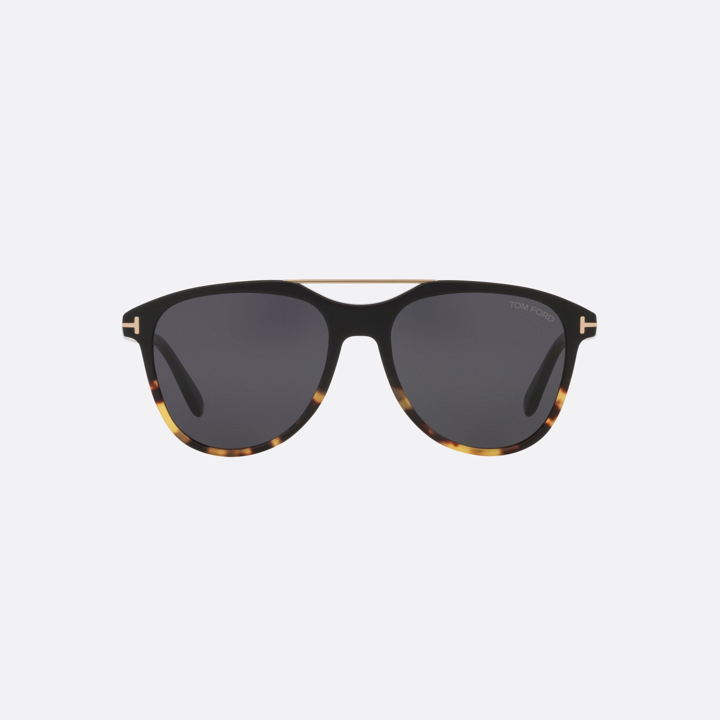Tom 54mm Ford Damian Black Pilot Men Sunglasses - Side View