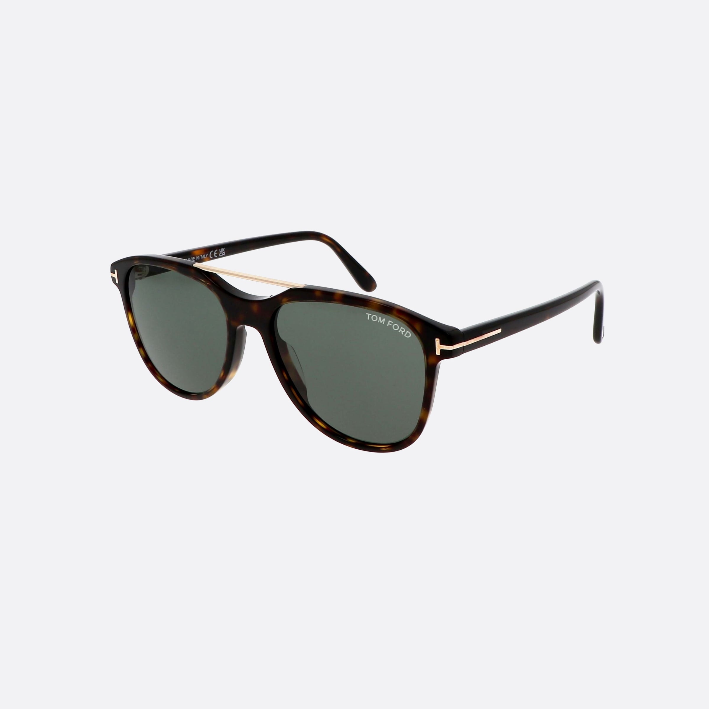 Tom 54mm Ford Damian Ft1098 52n Tortoise Pilot Men Sunglasses - Main View
