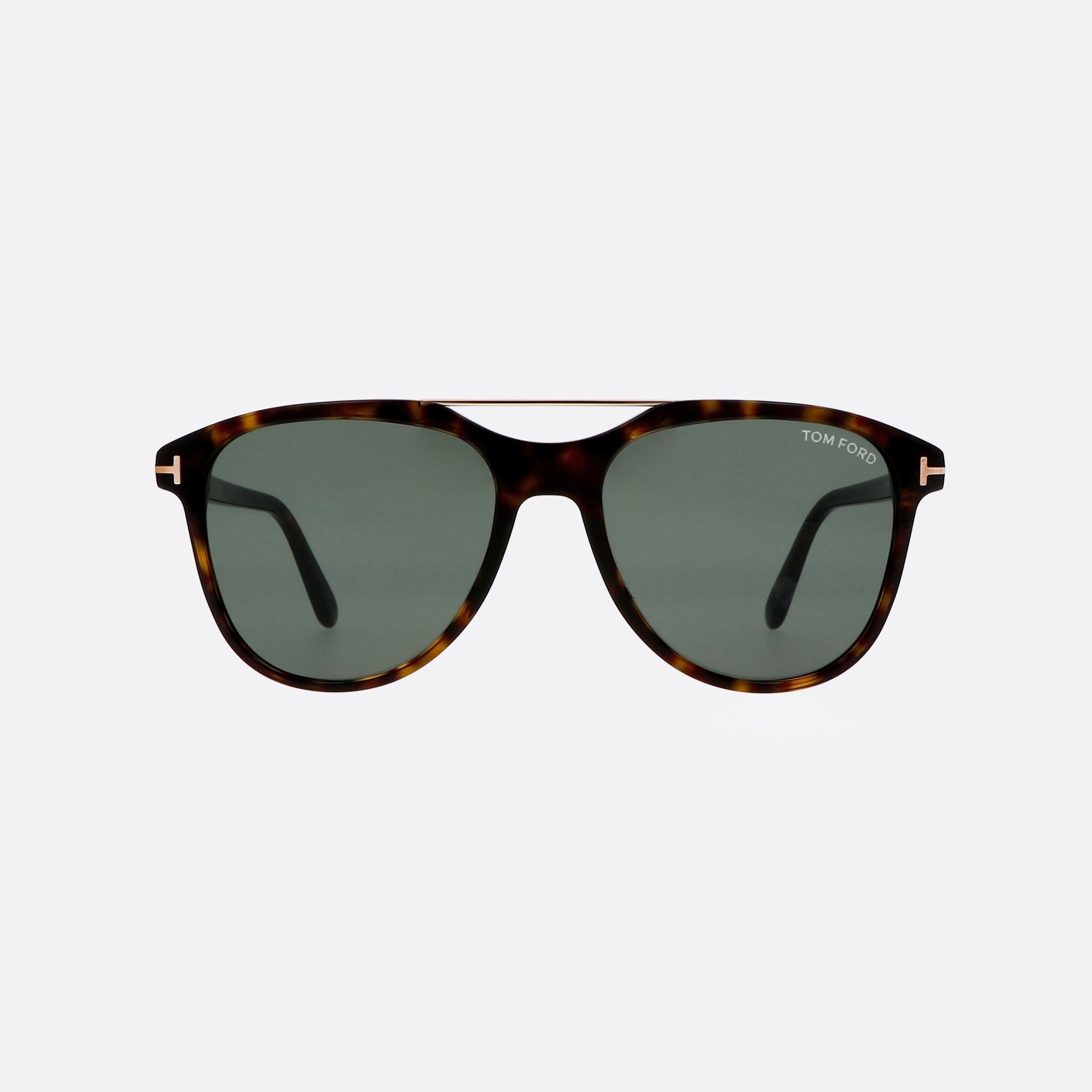 Tom 54mm Ford Damian Ft1098 52n Tortoise Pilot Men Sunglasses - Side View