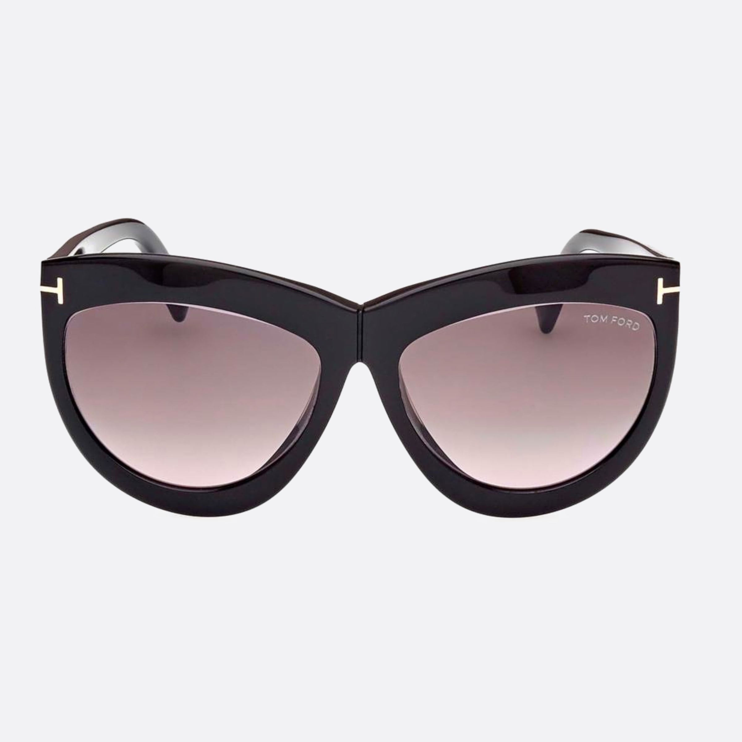Tom 59mm Ford Doris 01b Black Cat Eye Women Sunglasses - Main View