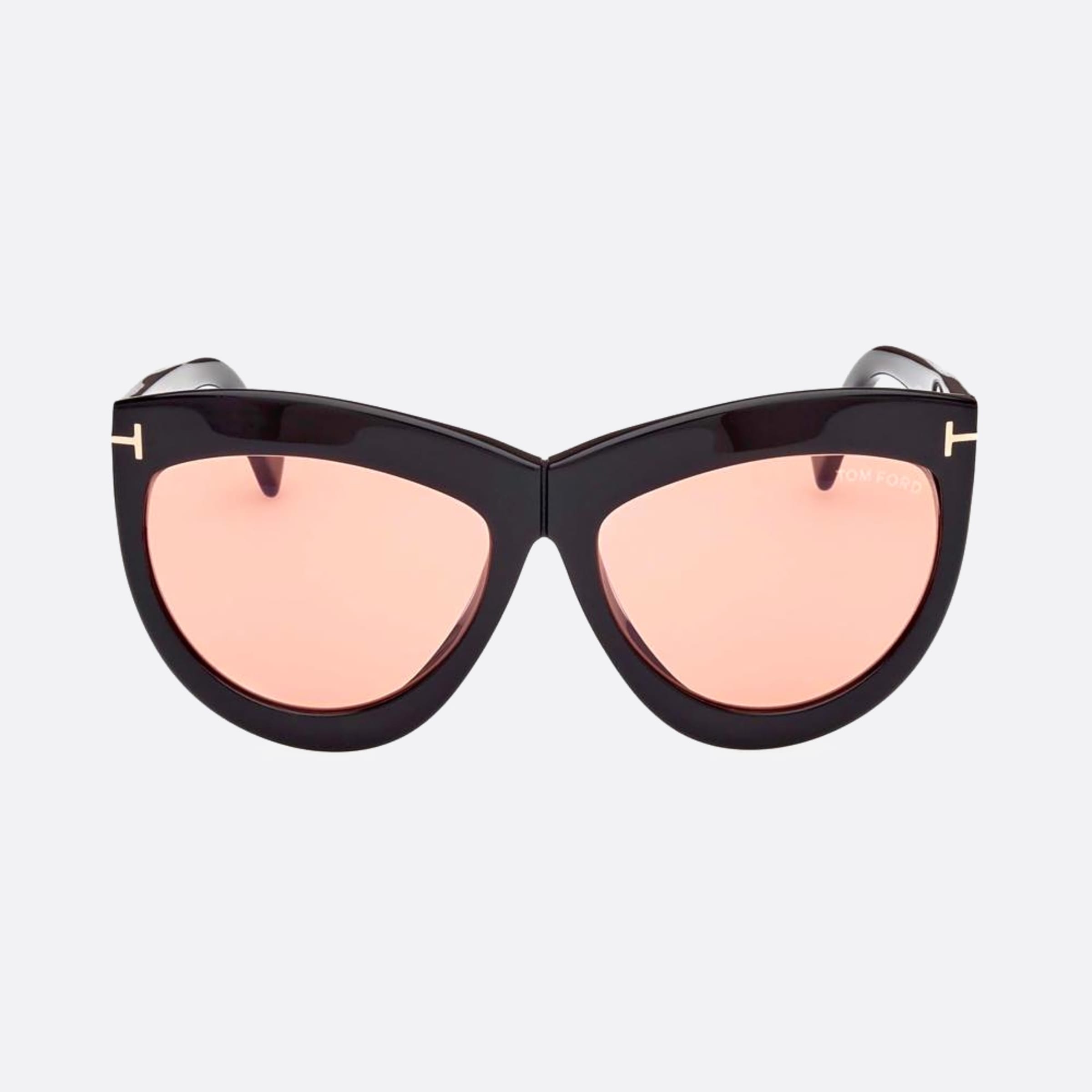 Tom 59mm Ford Doris 01e Black Cat Eye Photochromic Women Sunglasses - Main View