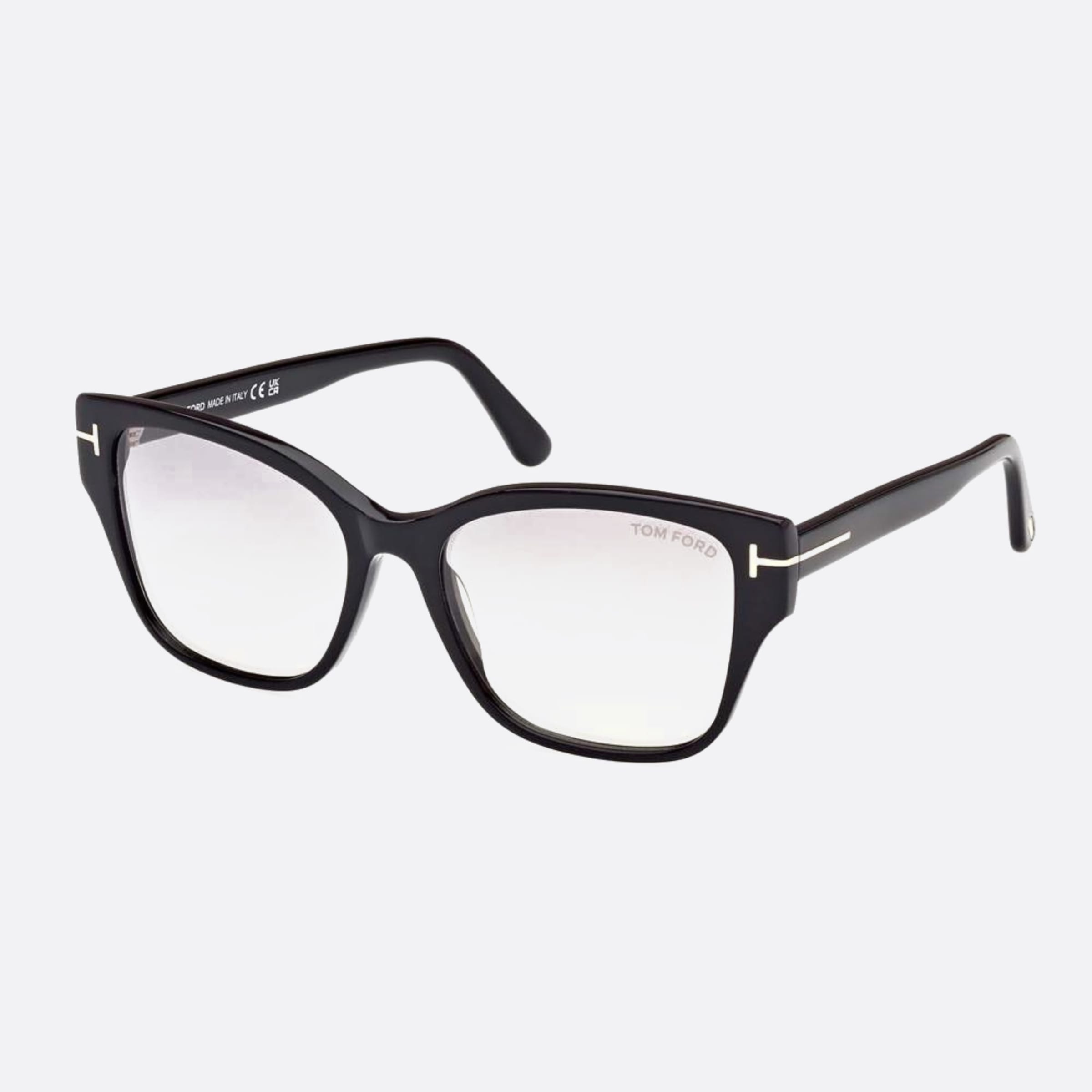 Tom 55mm Ford Elsa 01c Black Butterfly Women Sunglasses - Side View
