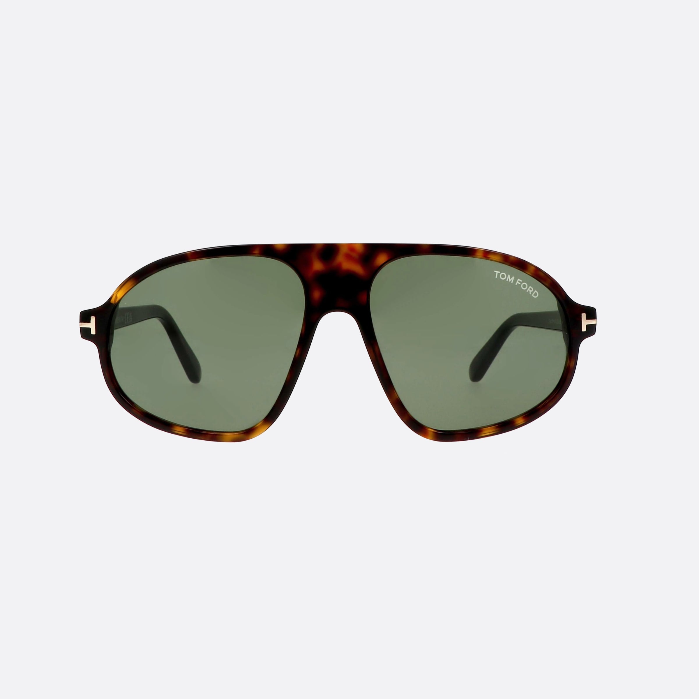 Tom 58mm Ford Erol Ft1178 52n Tortoise Pilot Unisex Sunglasses - Side View