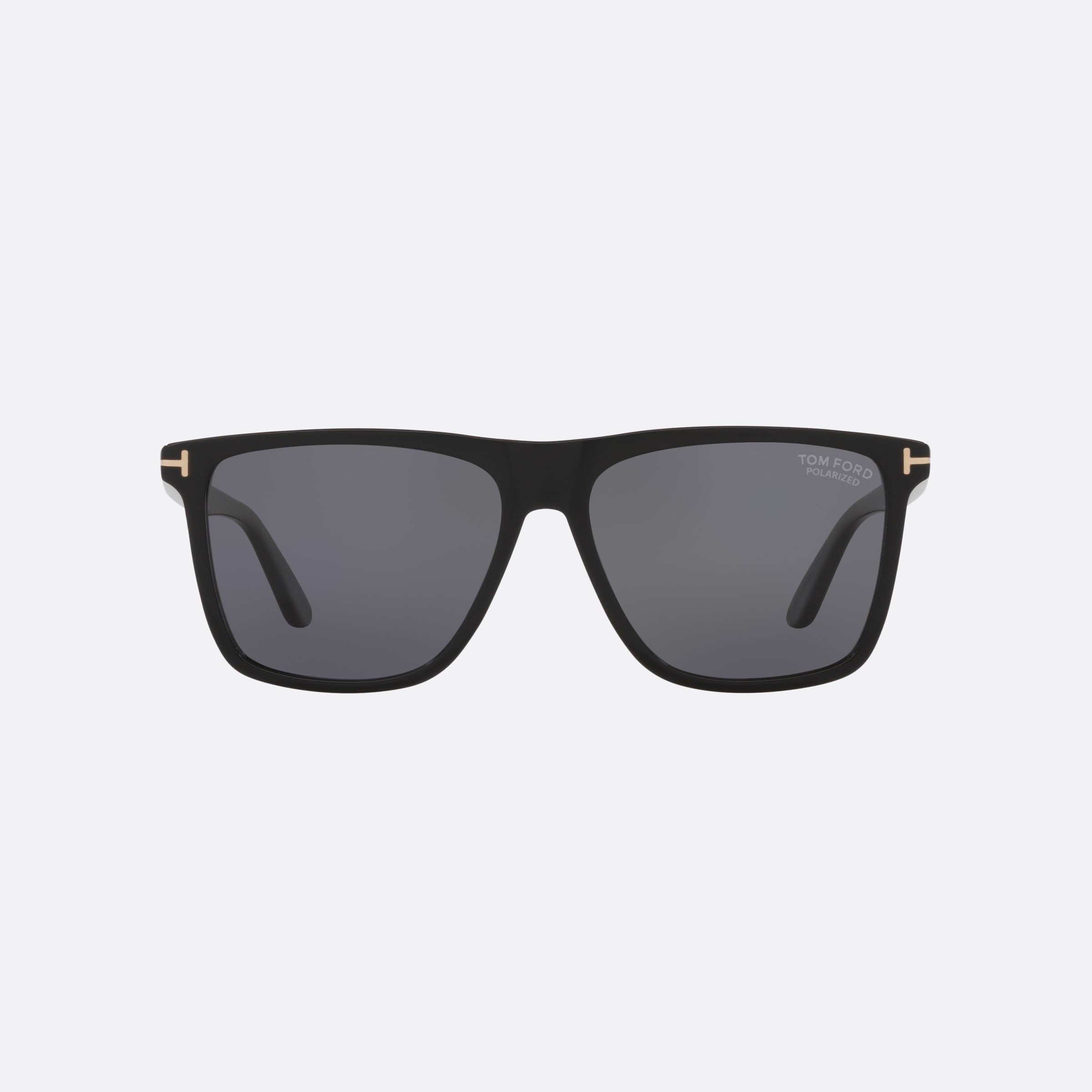 Tom 59mm Ford Fletcher Black Square Men Sunglasses - Side View