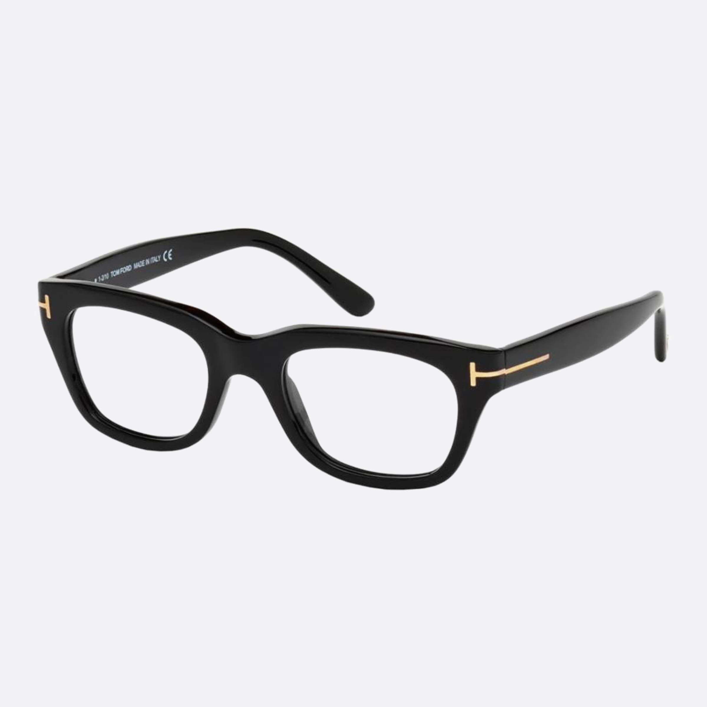 Tom 50mm Ford Black Squared Men Eyeglasses - Side View