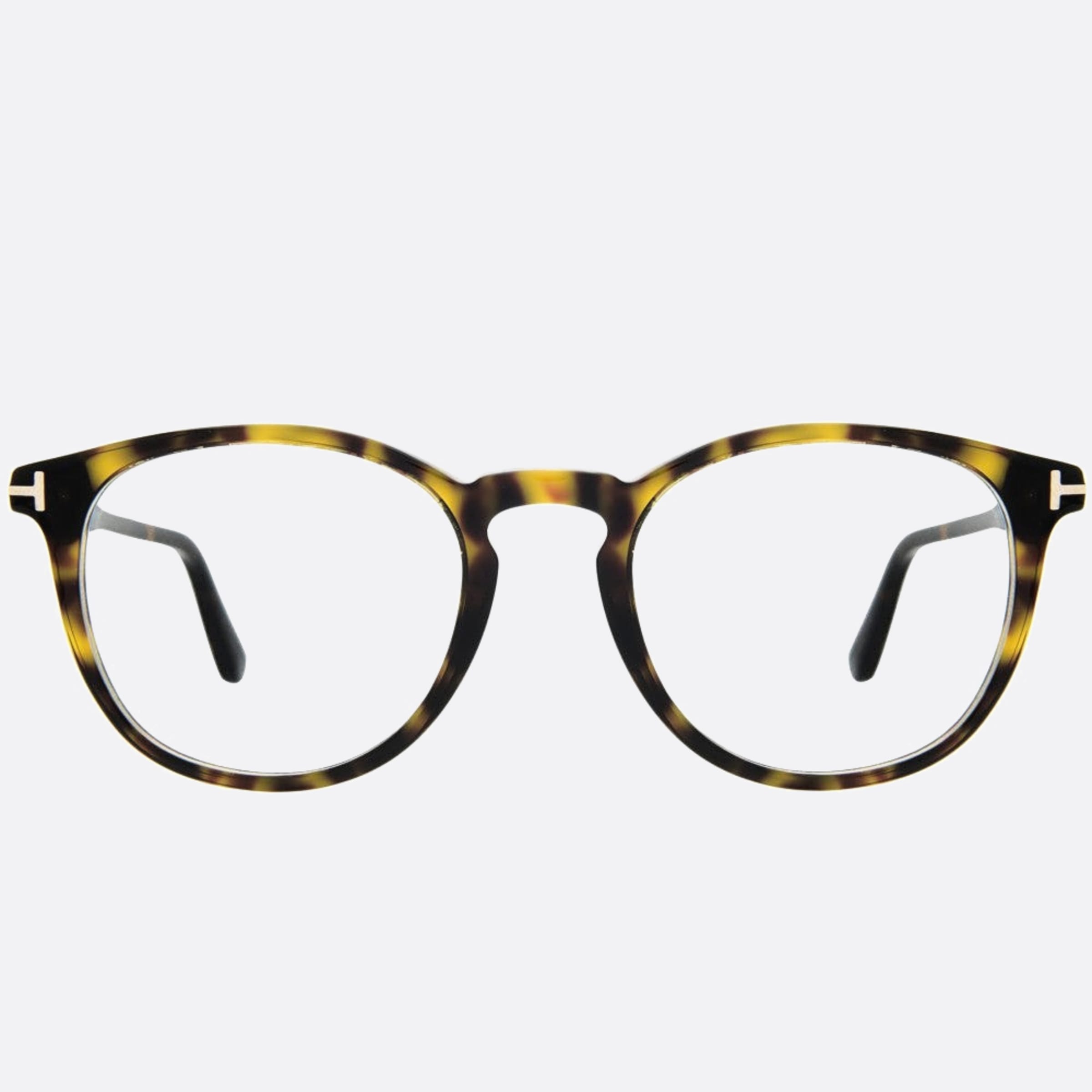 Tom 51mm Ford Havana Geometric Unisex Eyeglasses - Main View