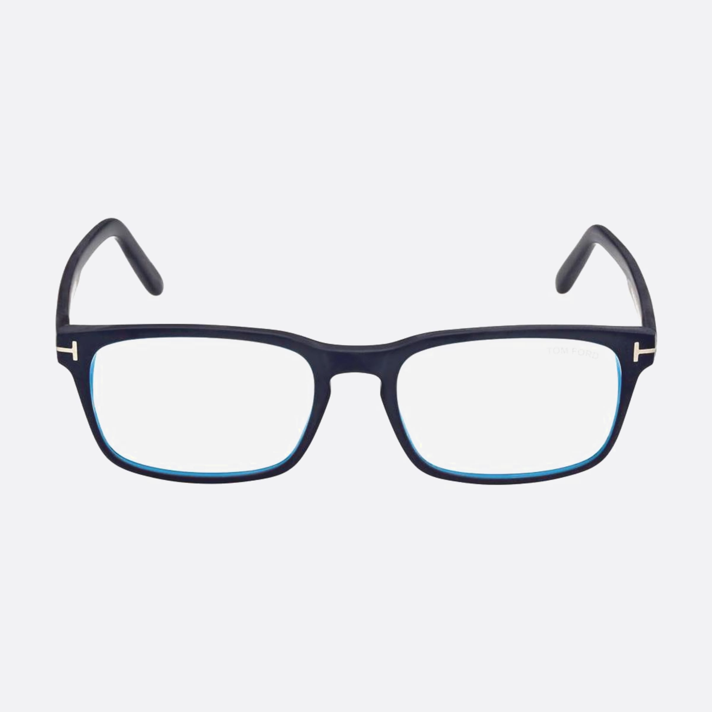 Tom 54mm Ford Blue Block Blue Geometric Men Eyeglasses - Main View