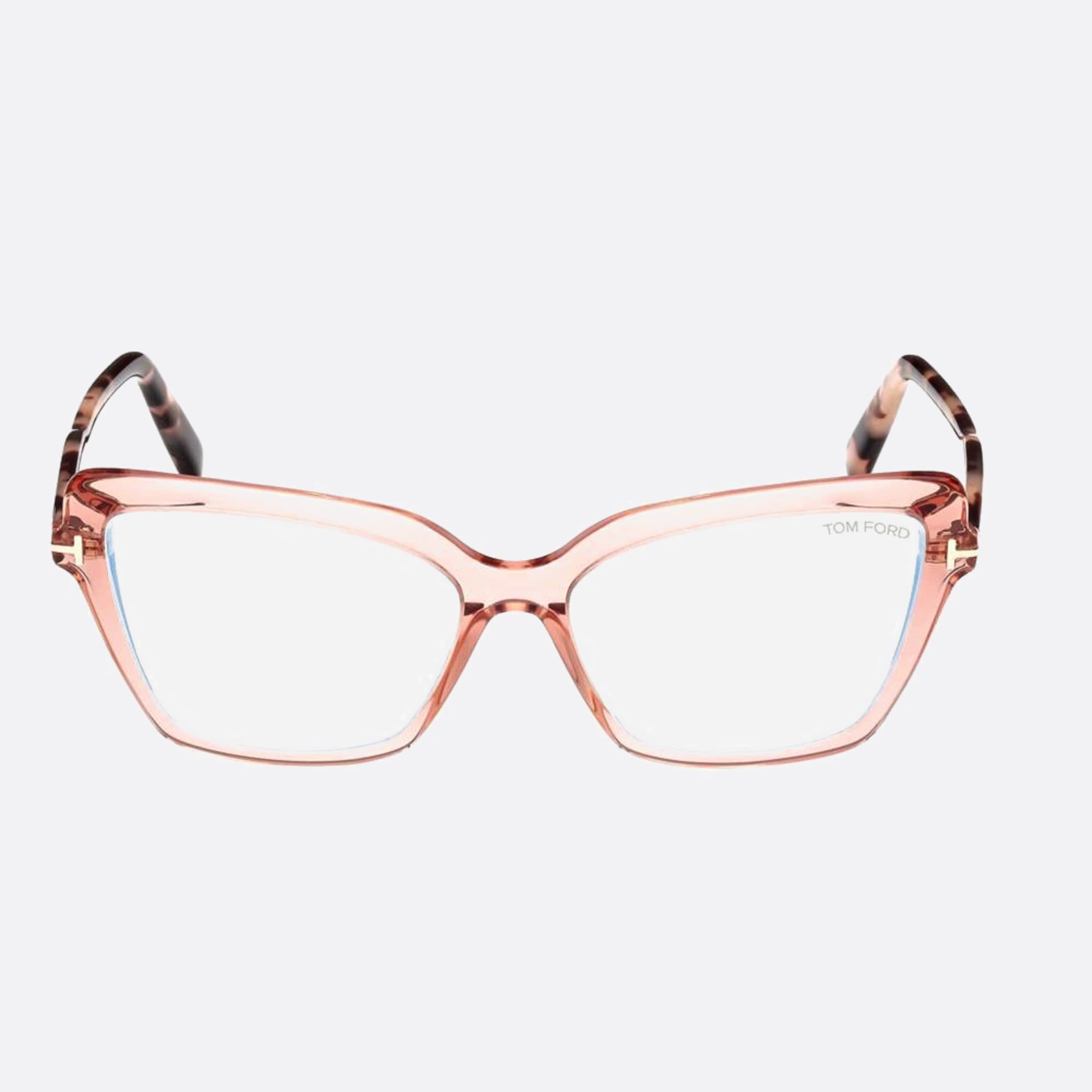 Tom 55mm Ford Blue Block Pink Cat Eye Women Eyeglasses - Main View