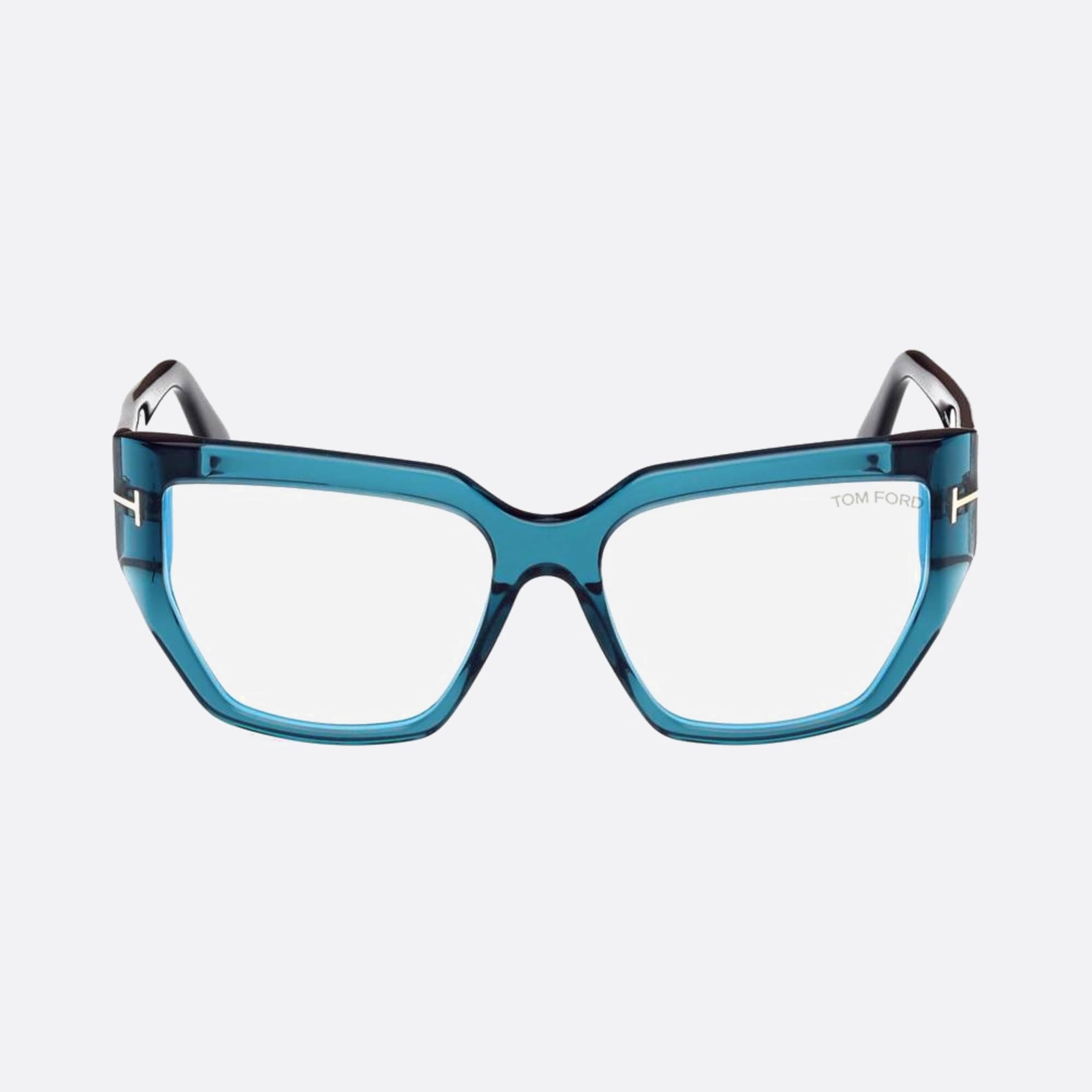 Tom 54mm Ford Blue Block Blue Geometric Women Eyeglasses - Main View