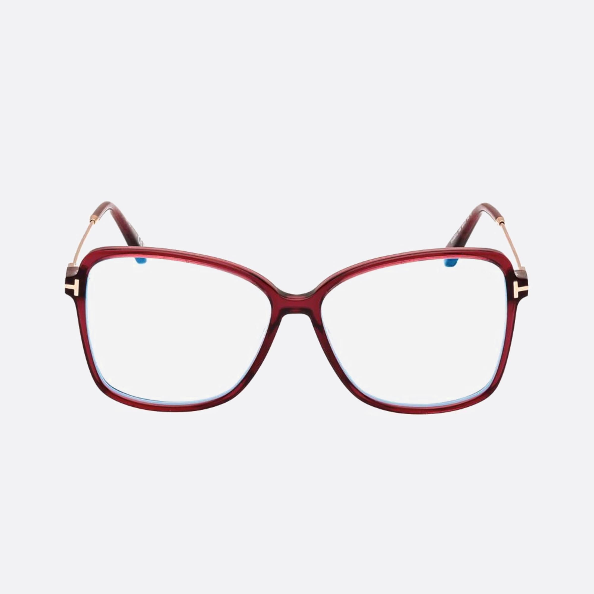 Tom 55mm Ford Blue Block Red Butterfly Women Eyeglasses - Main View