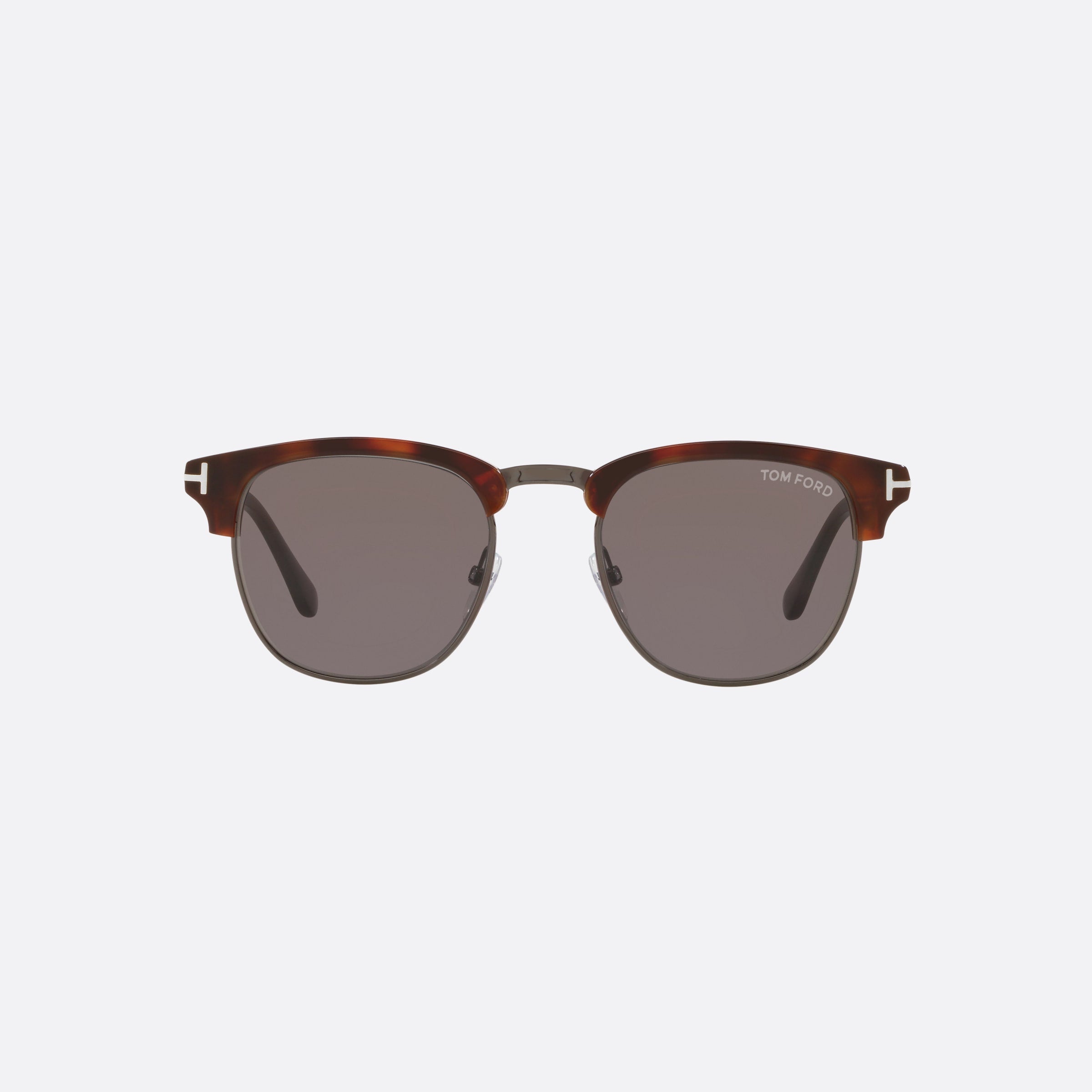 Tom 51mm Men's Ford Ft0248 Henry Tortoise Rectangle Sunglasses - Side View