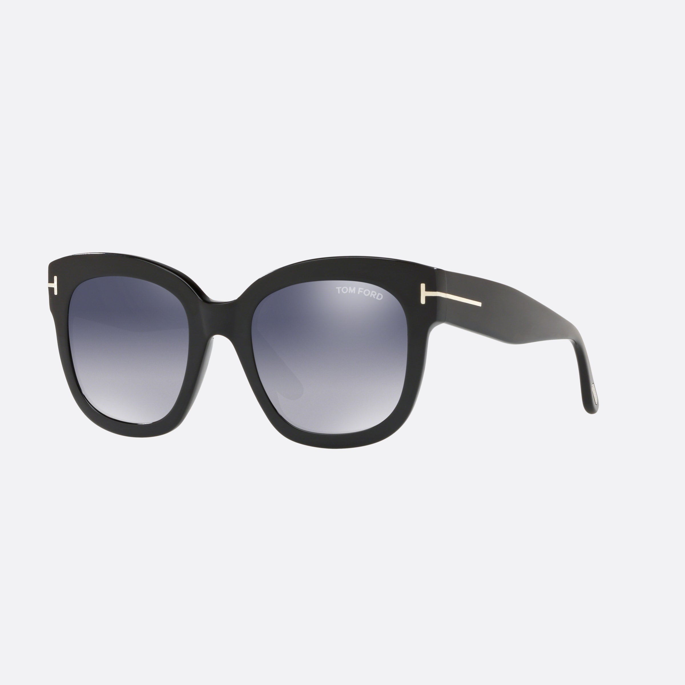 Tom 52mm Ford Ft0613 Black Square Women Sunglasses - Main View