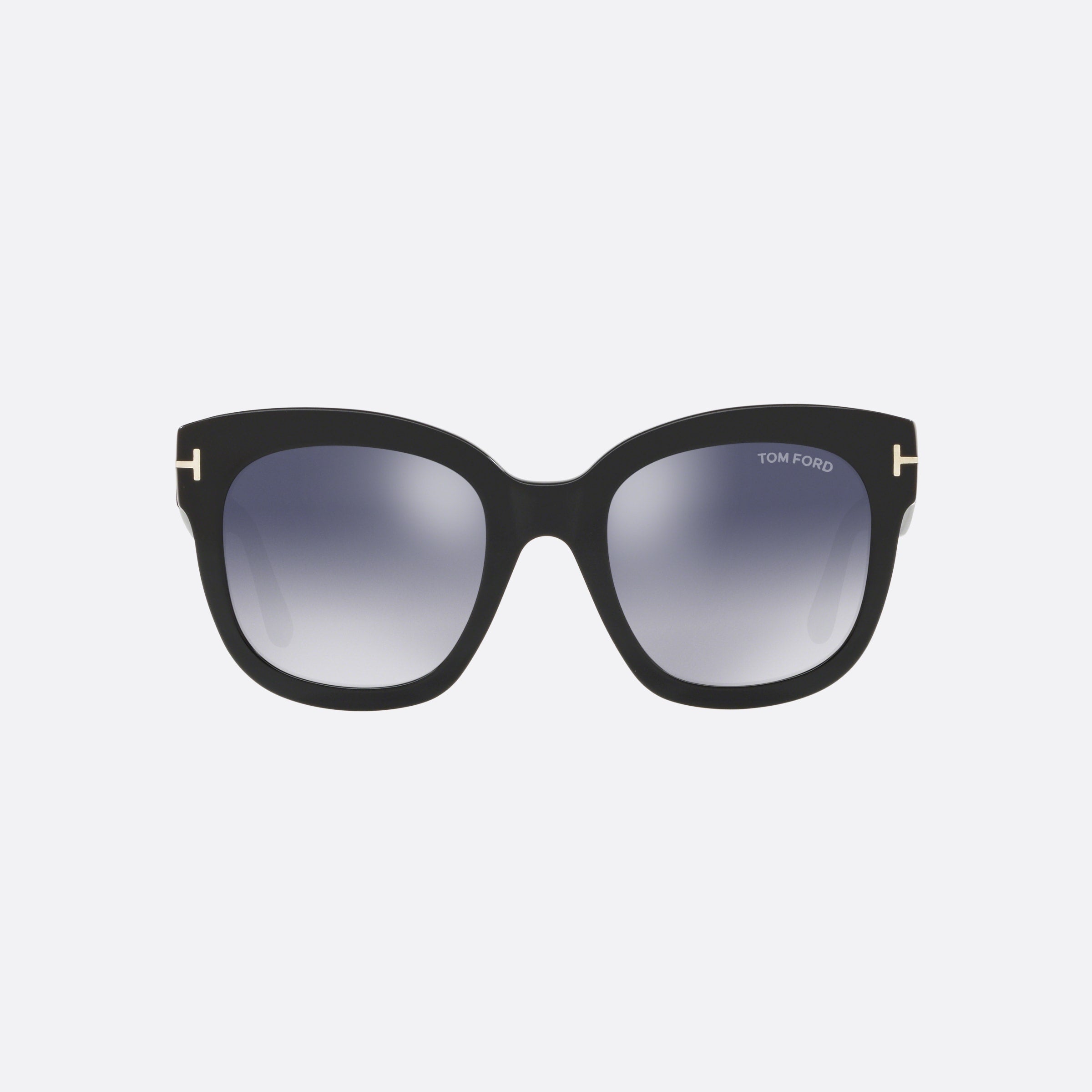 Tom 52mm Ford Ft0613 Black Square Women Sunglasses - Side View