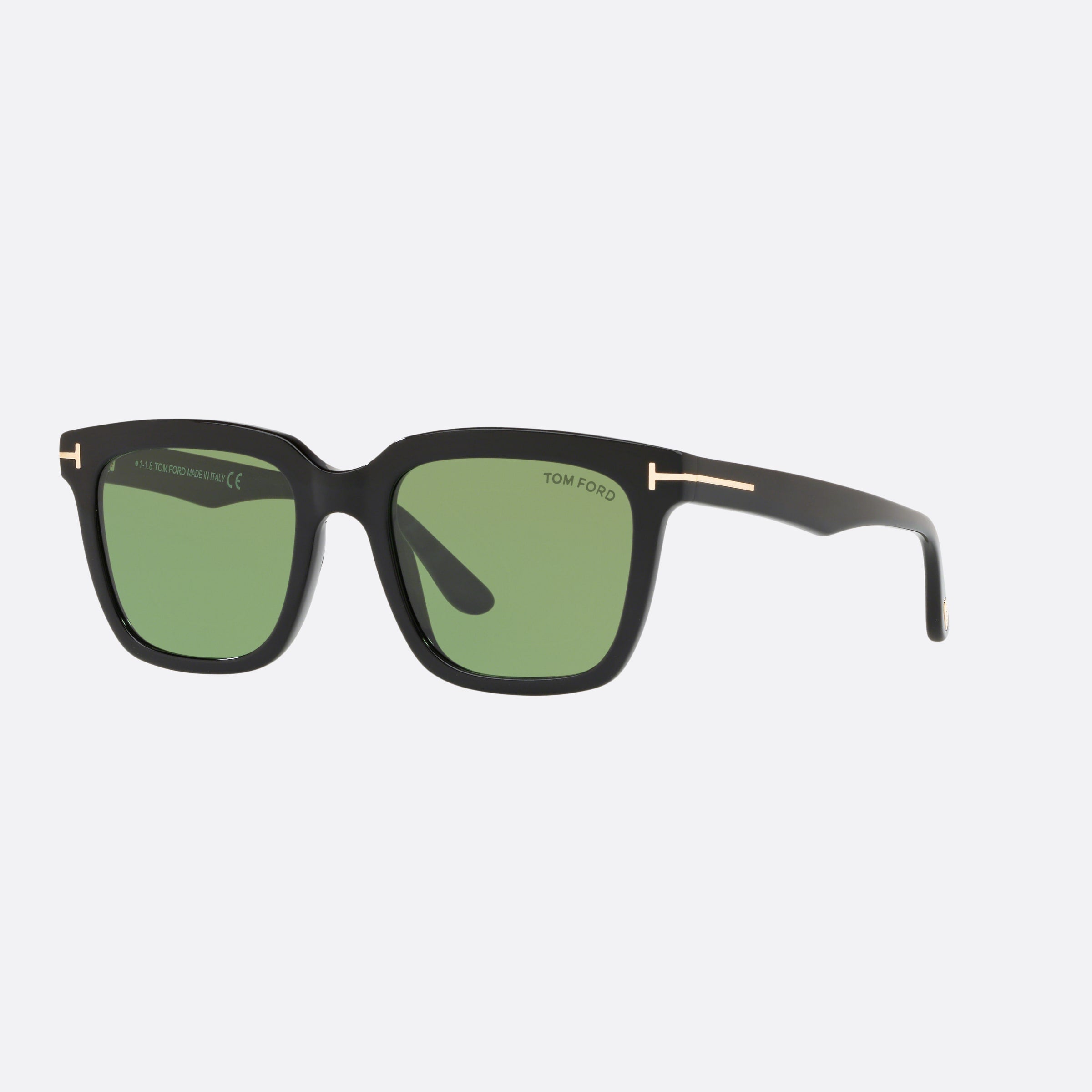 Tom 53mm Ford Ft0646 01n Black Rectangle Men Sunglasses - Main View