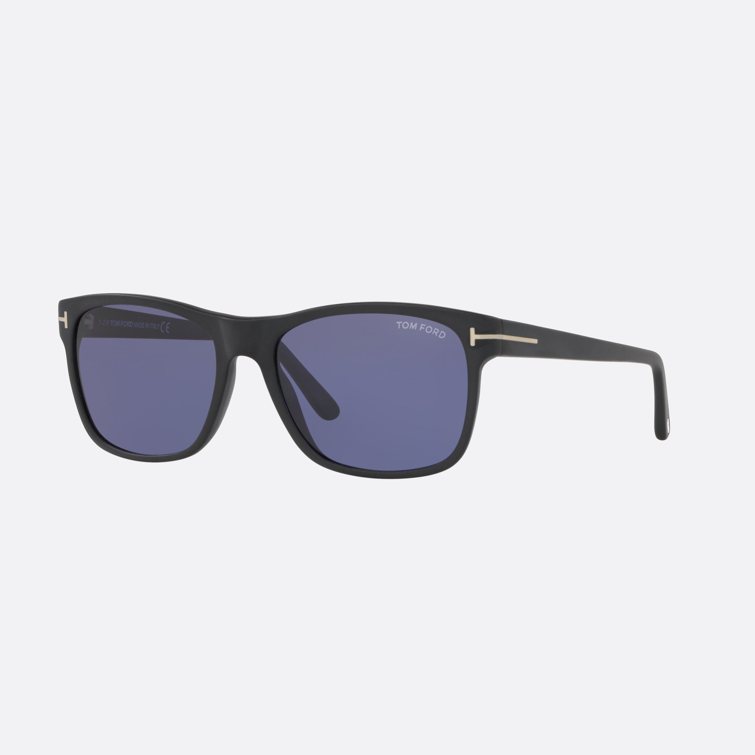 Tom 57mm Ford Ft0698 Black Rectangle Men Sunglasses - Main View