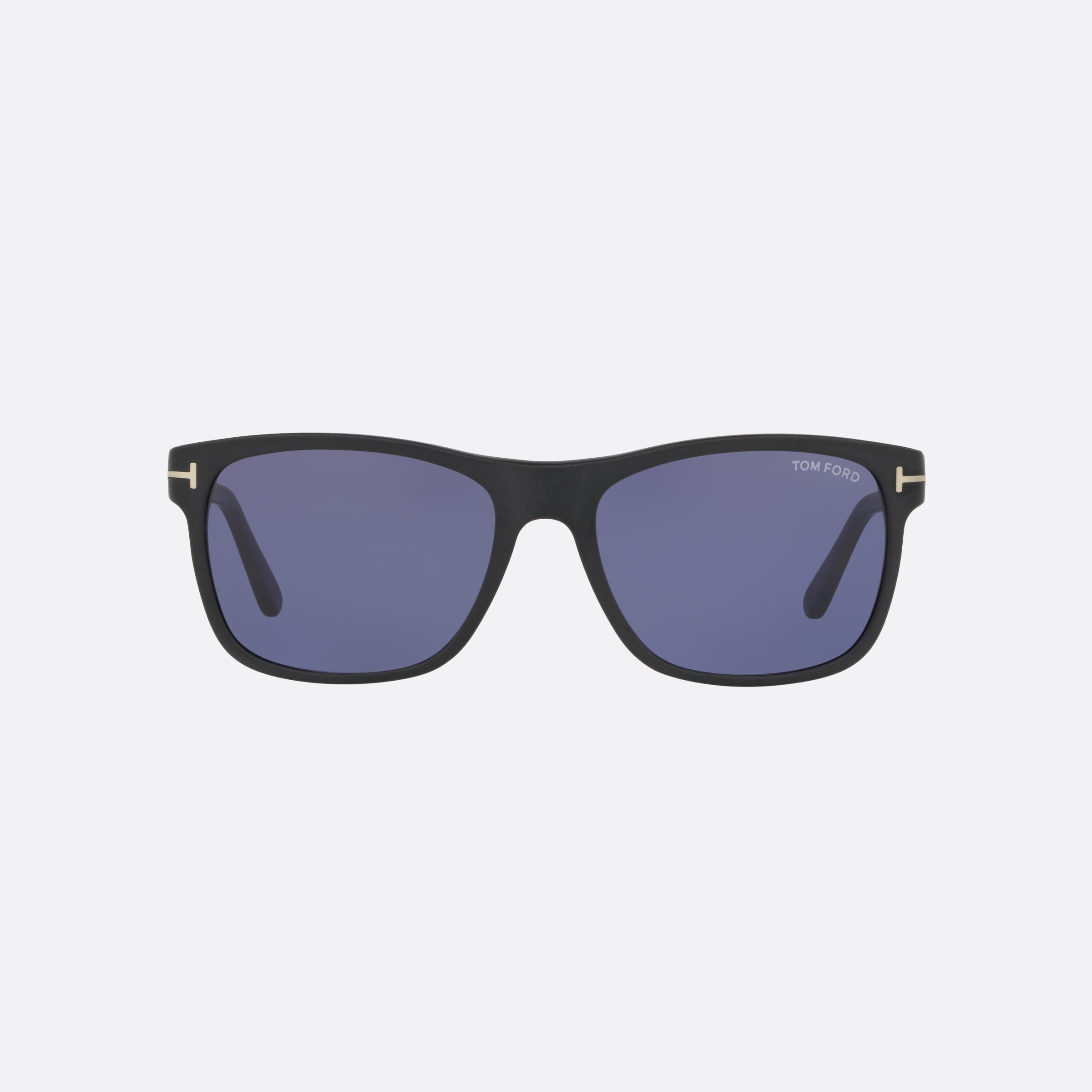 Tom 57mm Ford Ft0698 Black Rectangle Men Sunglasses - Side View