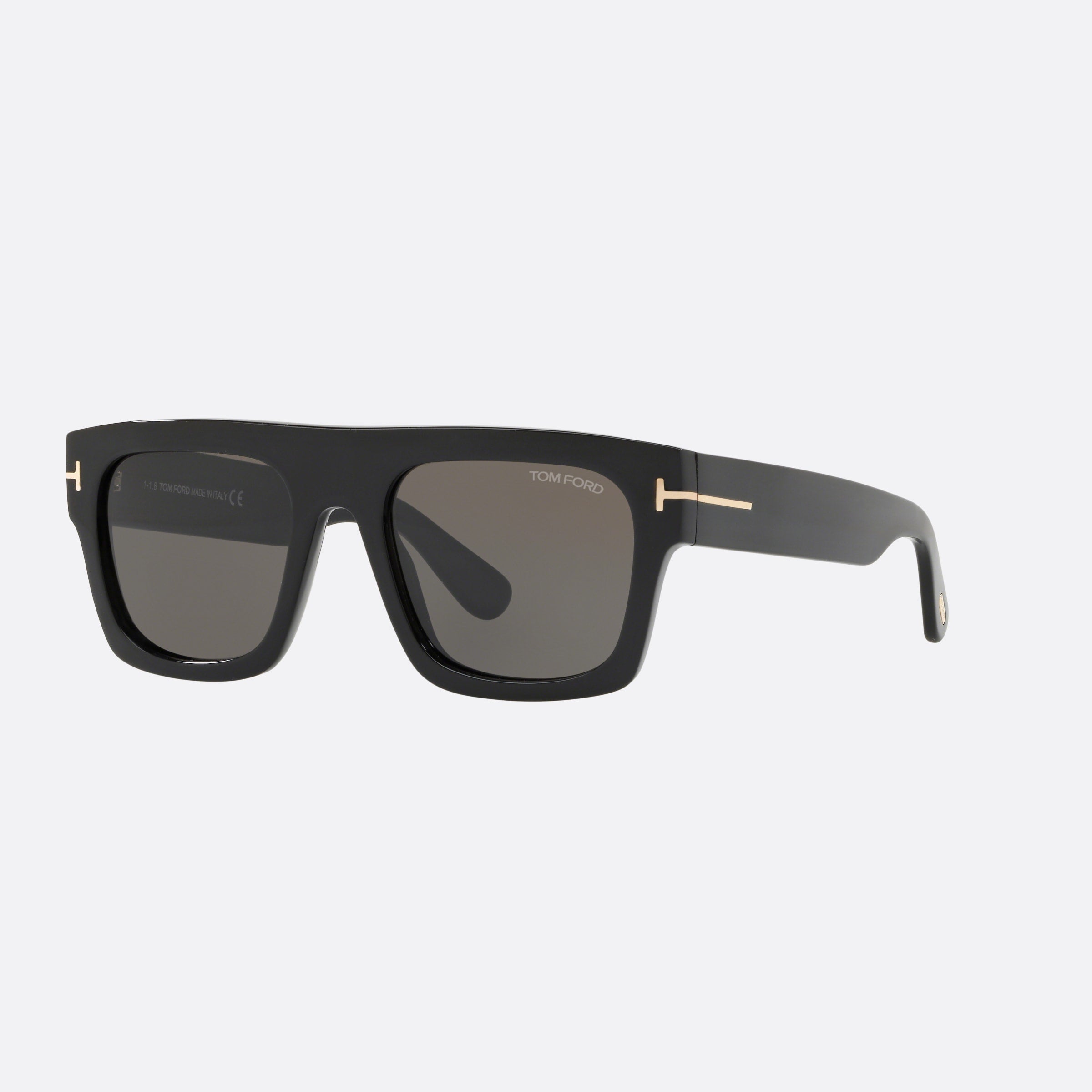 Tom 53mm Ford Ft0711 Black Rectangle Men Sunglasses - Main View