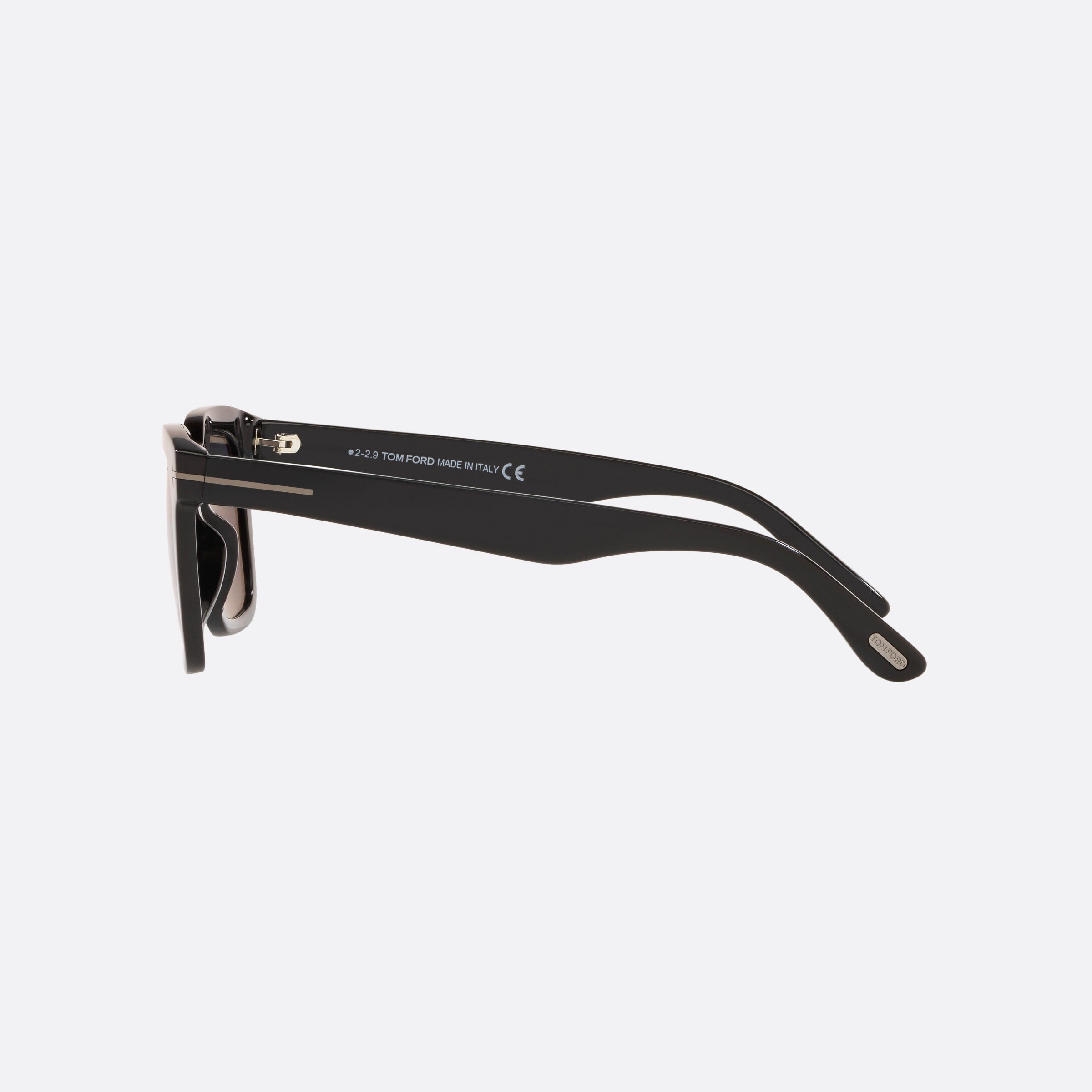 Tom 50mm Ford Ft0751 Black Square Men Sunglasses - Detail View