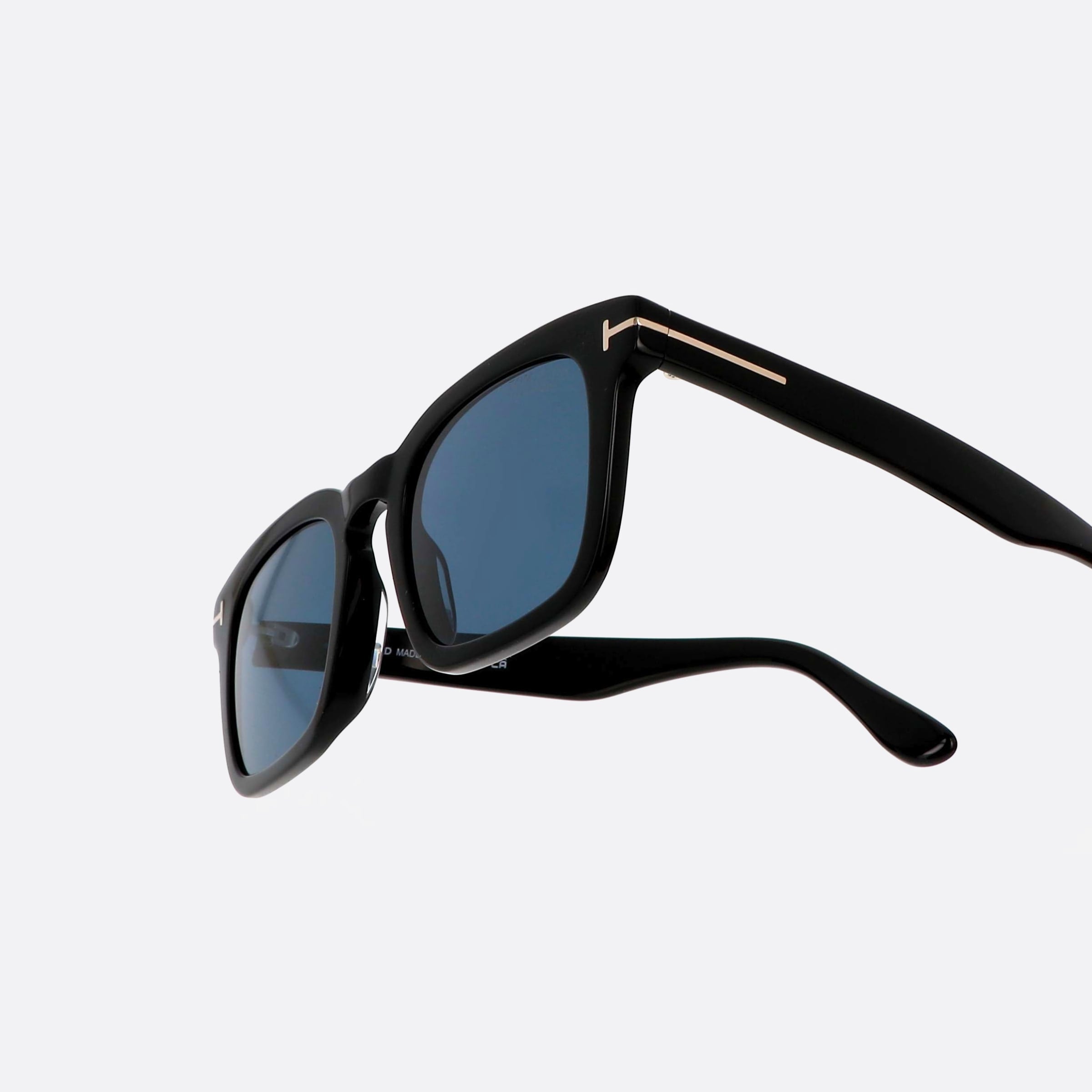 Tom 50mm Ford Ft0751 01v Black Rectangle Polarized Men Sunglasses - Lifestyle Shot