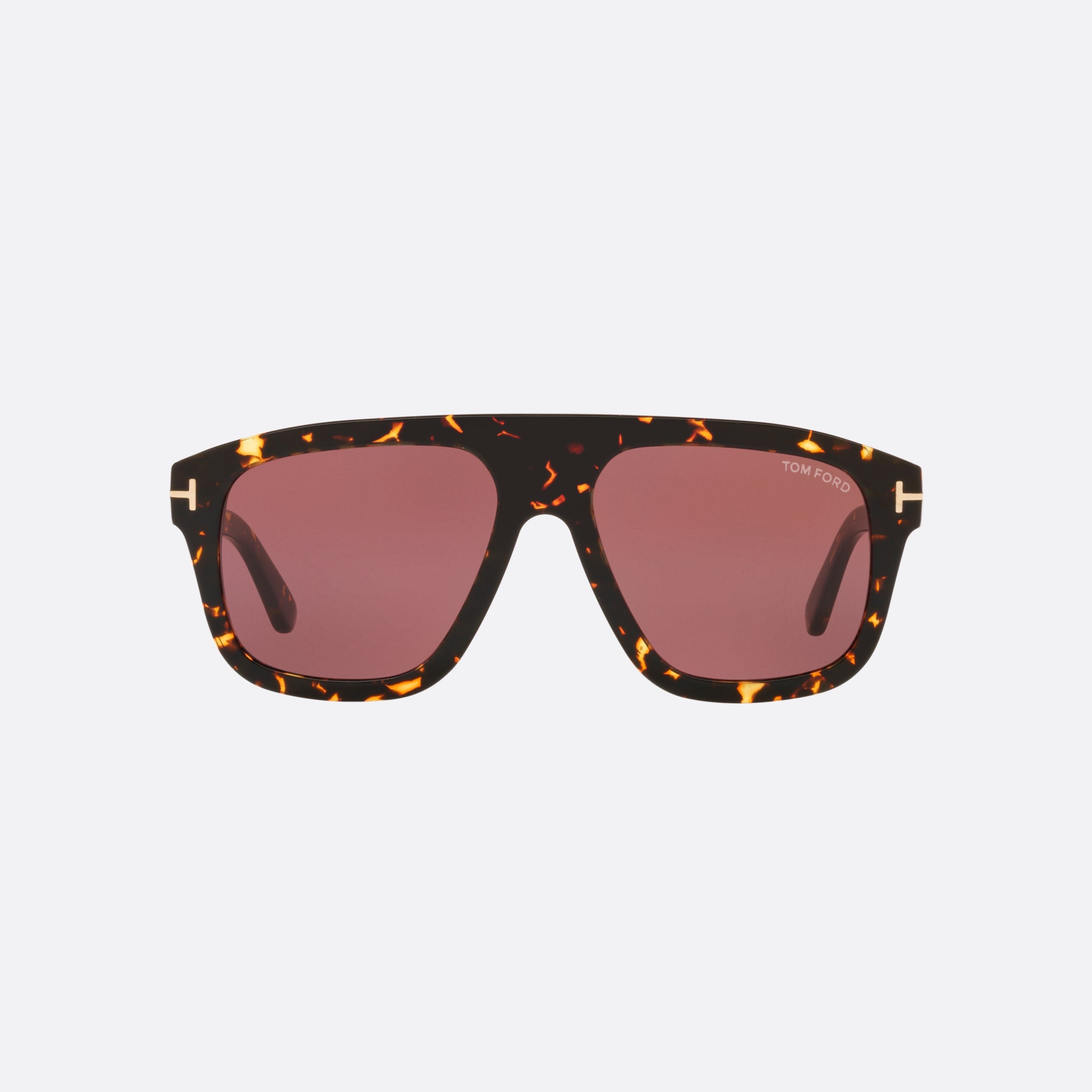 Tom 56mm Ford Ft0777 Tortoiseshell Square Men Sunglasses - Lifestyle Shot