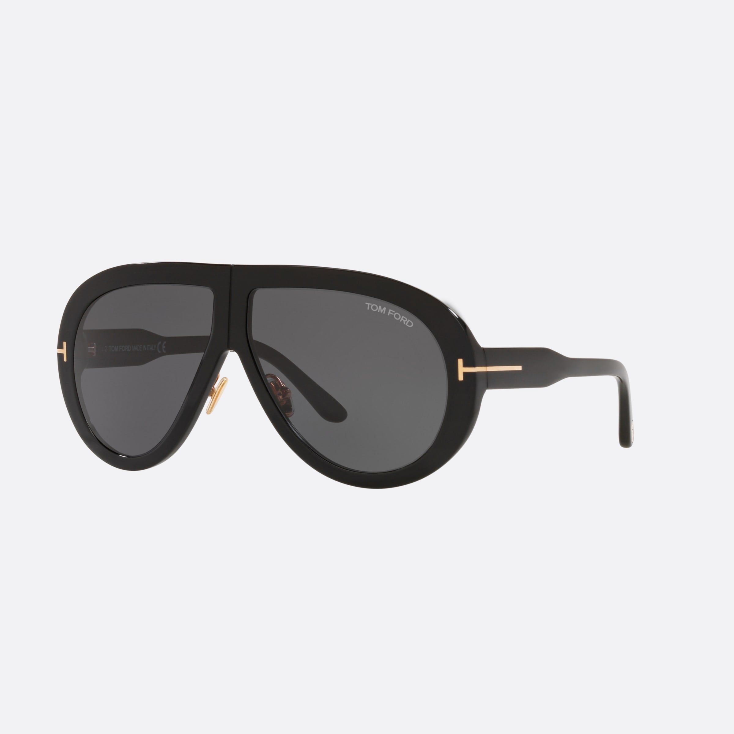 Tom 61mm Ford Ft0836 Black Pilot Unisex Sunglasses - Main View