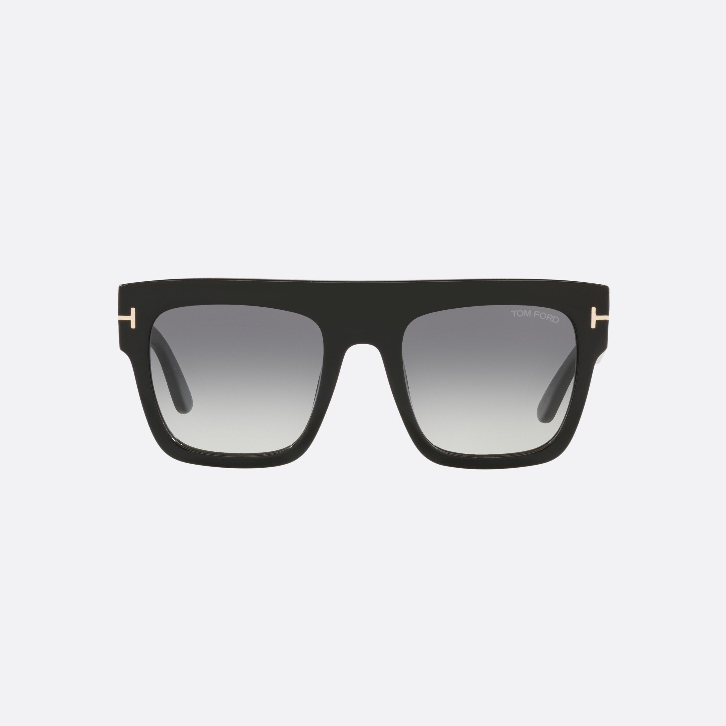Tom 52mm Ford Ft0847 01b Black Square Women Sunglasses - Side View