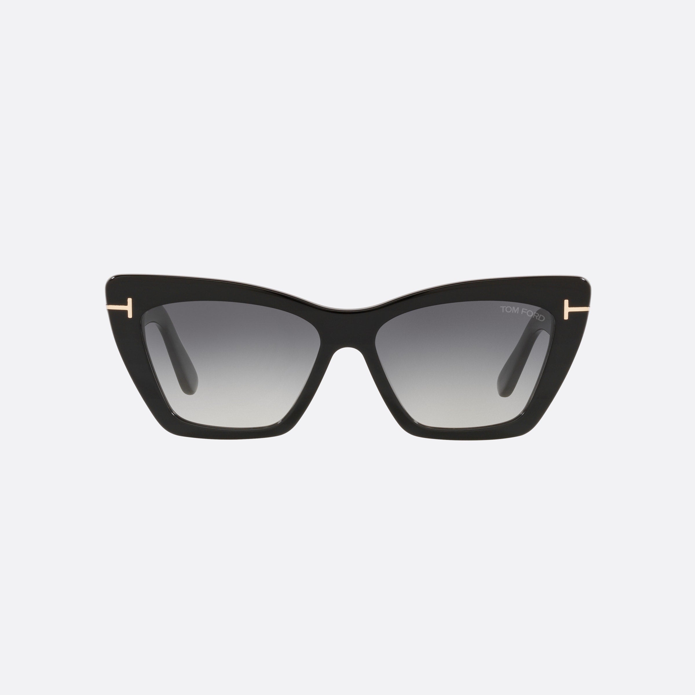 Tom 56mm Ford Ft0871 Black Cat Eye Women Sunglasses - Side View