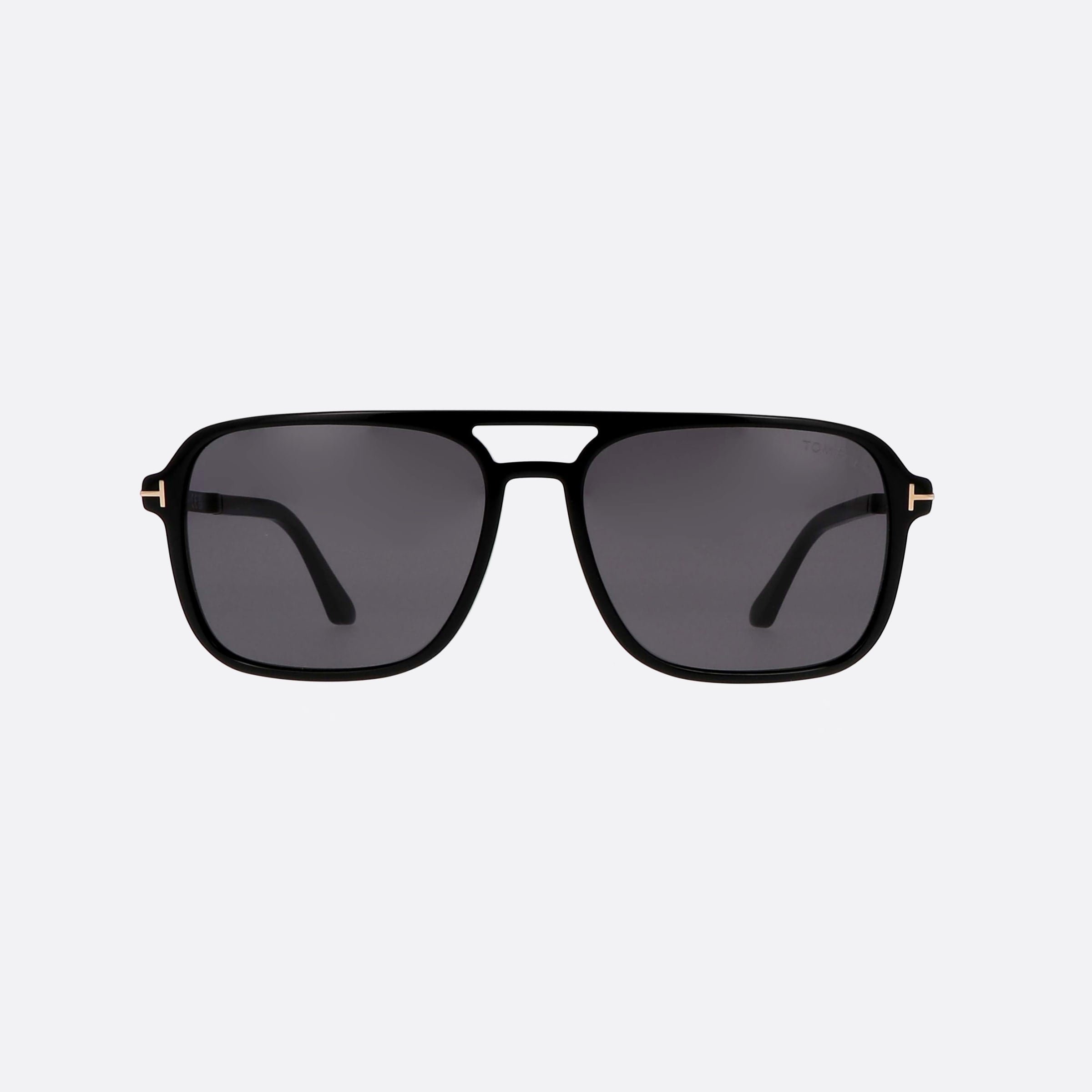 Tom 59mm Ford Ft0910 01a Black Rectangle Men Sunglasses - Side View