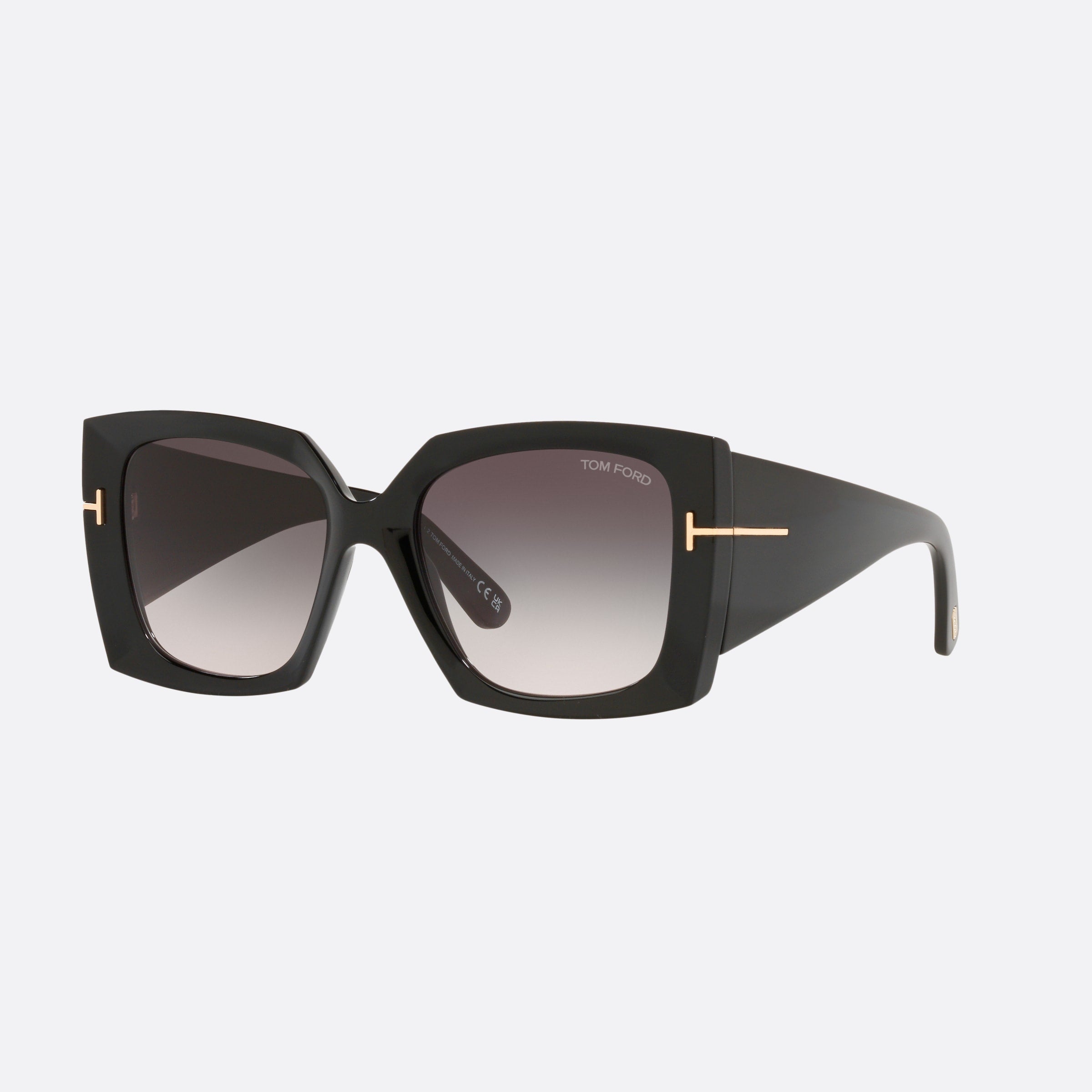 Tom 54mm Ford Ft0921 Black Square Women Sunglasses - Main View