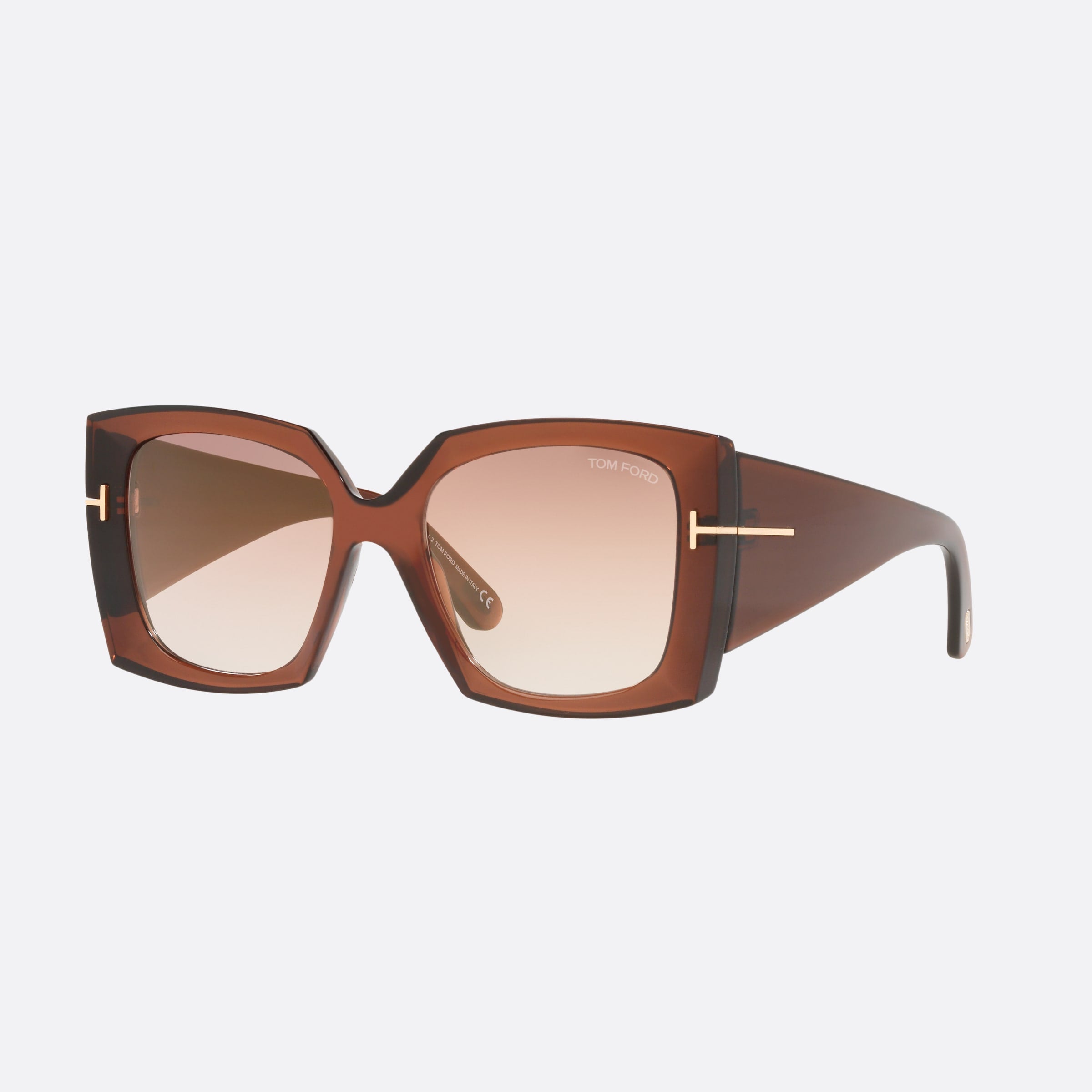 Tom 54mm Ford Ft0921 Black Square Women Sunglasses - Main View