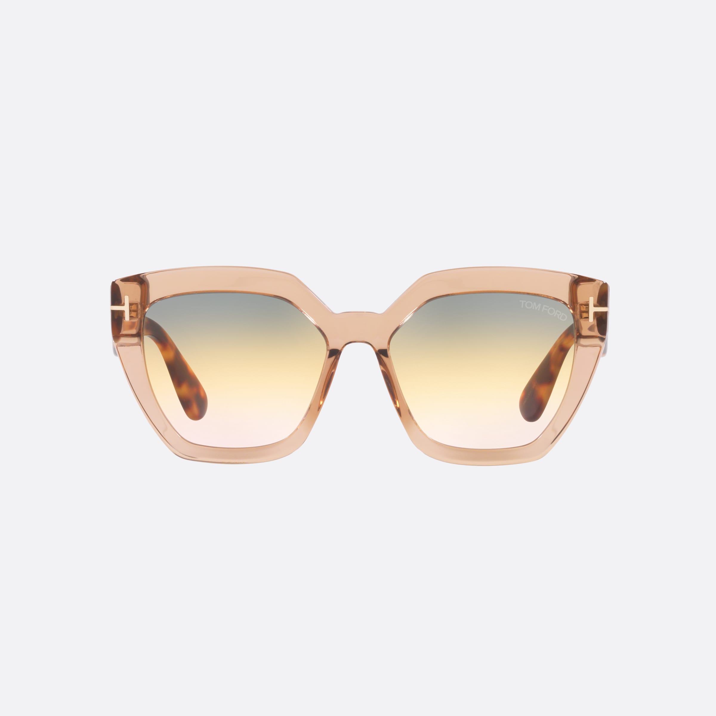 Tom 56mm Ford Ft0939 Brown Square Women Sunglasses - Side View