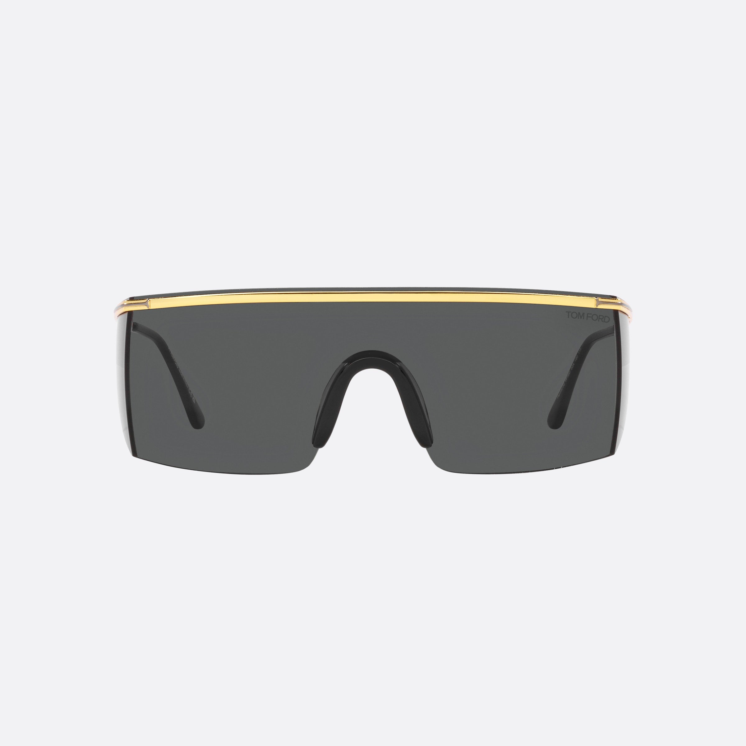 Tom 90mm Ford Ft0980 Gold Irregular Men Sunglasses - Side View
