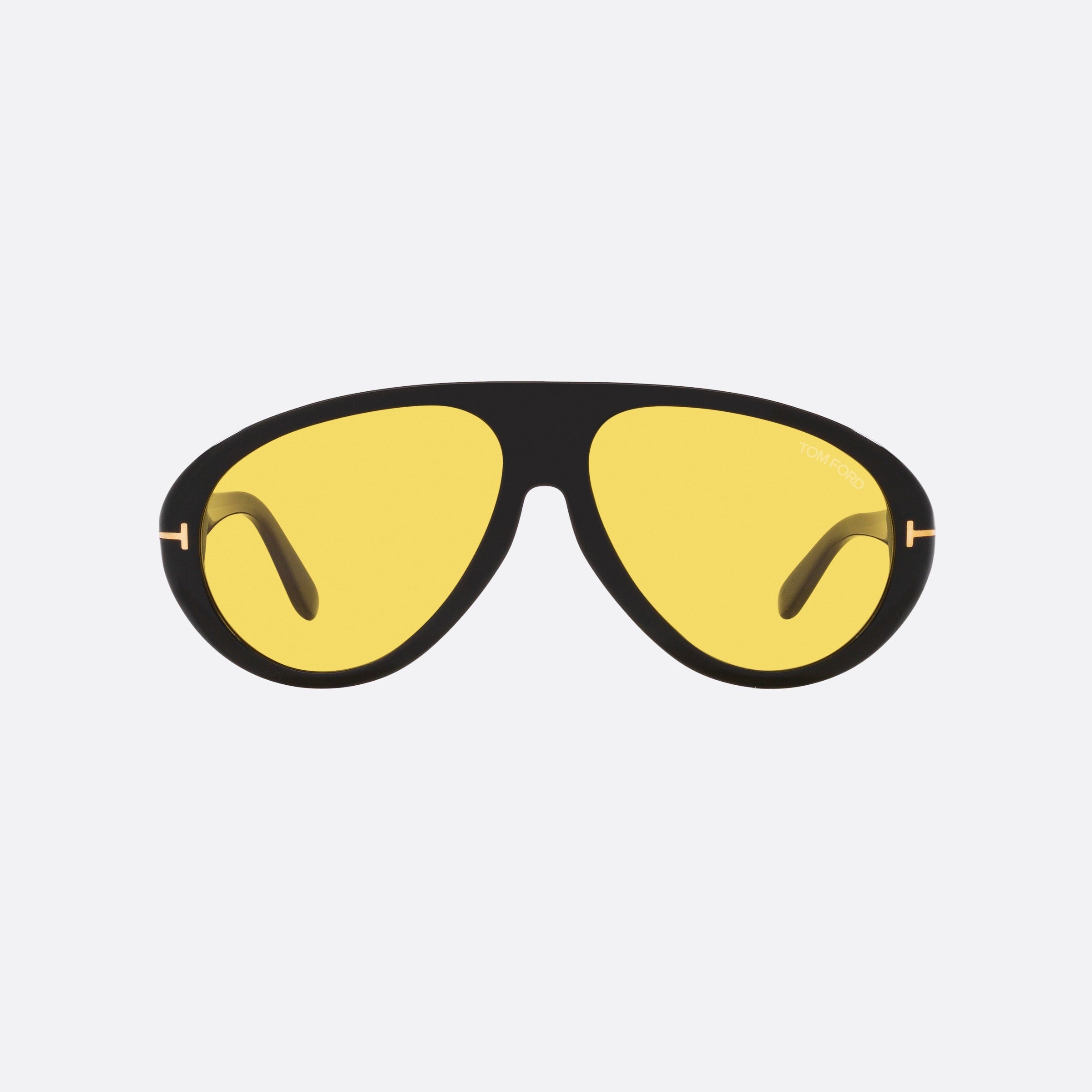 Tom 60mm Ford Ft0988 Black Pilot Men Sunglasses - Side View