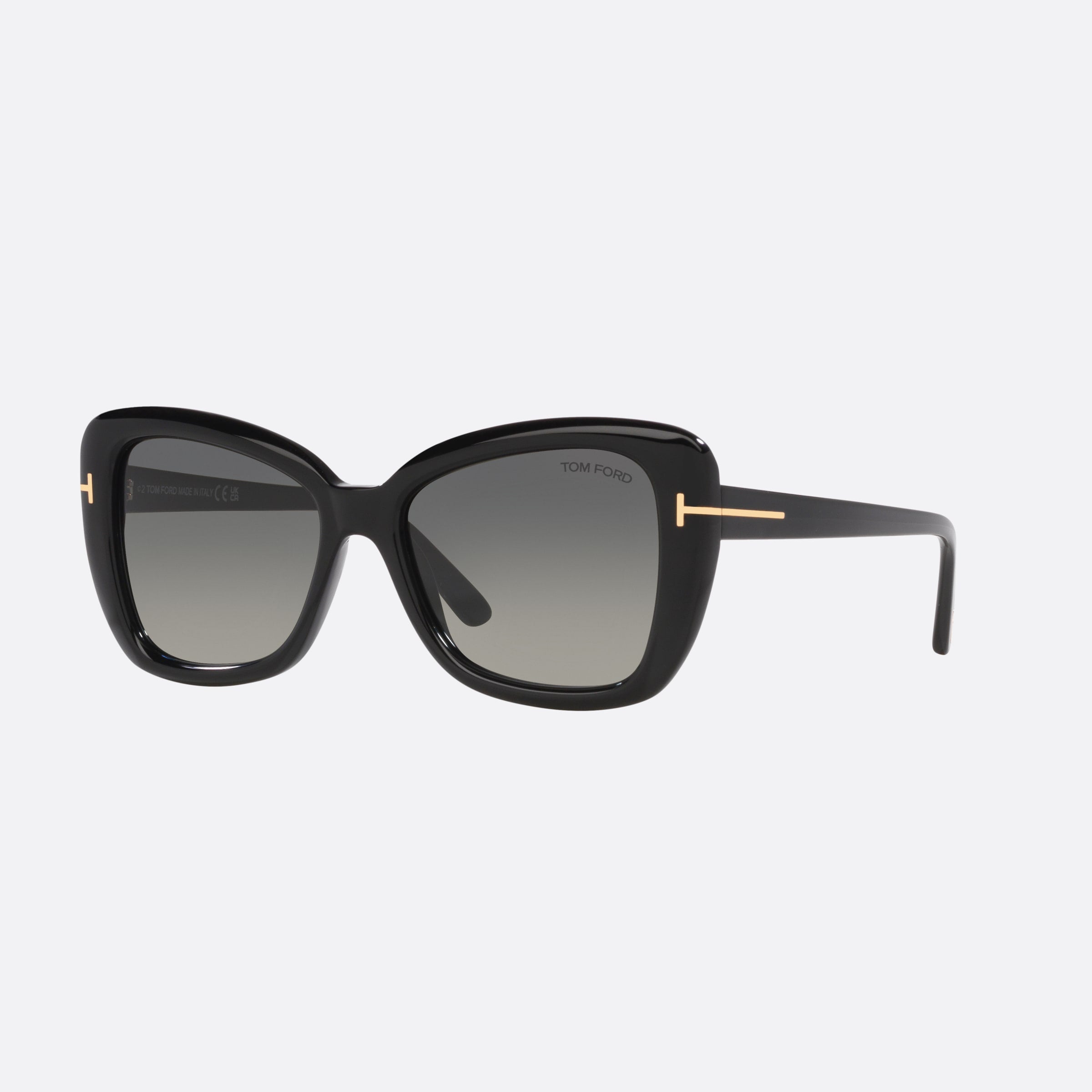 Tom 55mm Ford Ft1008 Black Butterfly Women Sunglasses - Main View