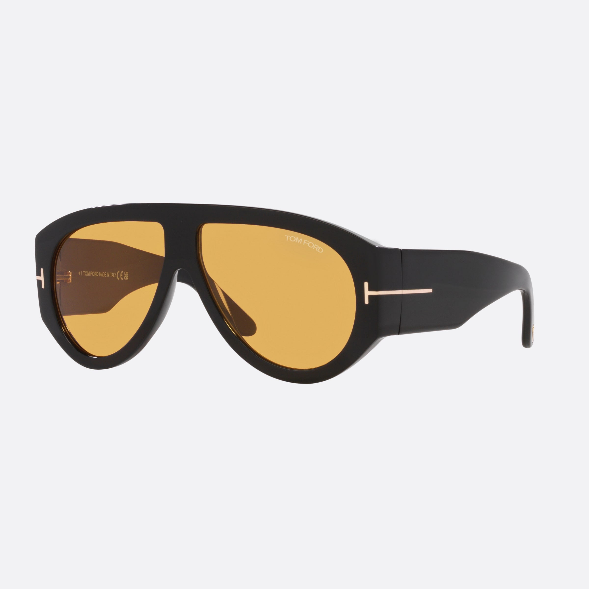 Tom 60mm Ford Ft1044 Black Pilot Men Sunglasses - Main View